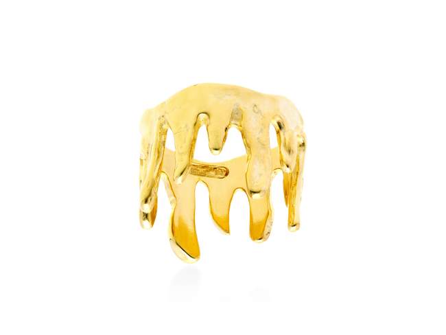 Anillo de plata ancho ORO