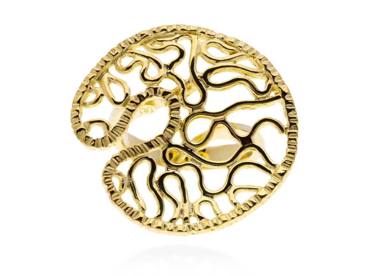 ANILLO DE PLATA HIGHLINE ORO
