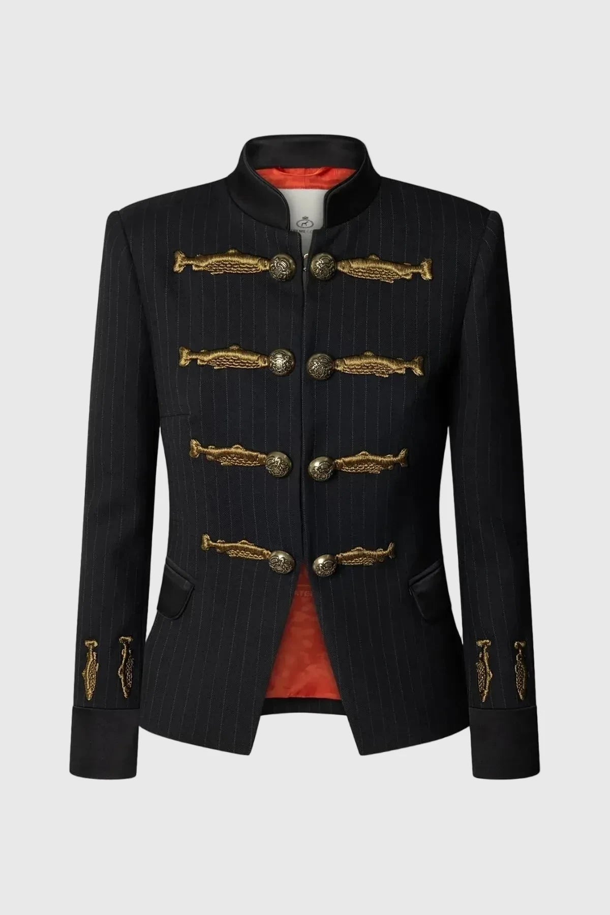 BLAZER RAYA DIPLOMÁTICA BORDADA NUVOLA DIPLOMATIC - EDICION LIMITADA