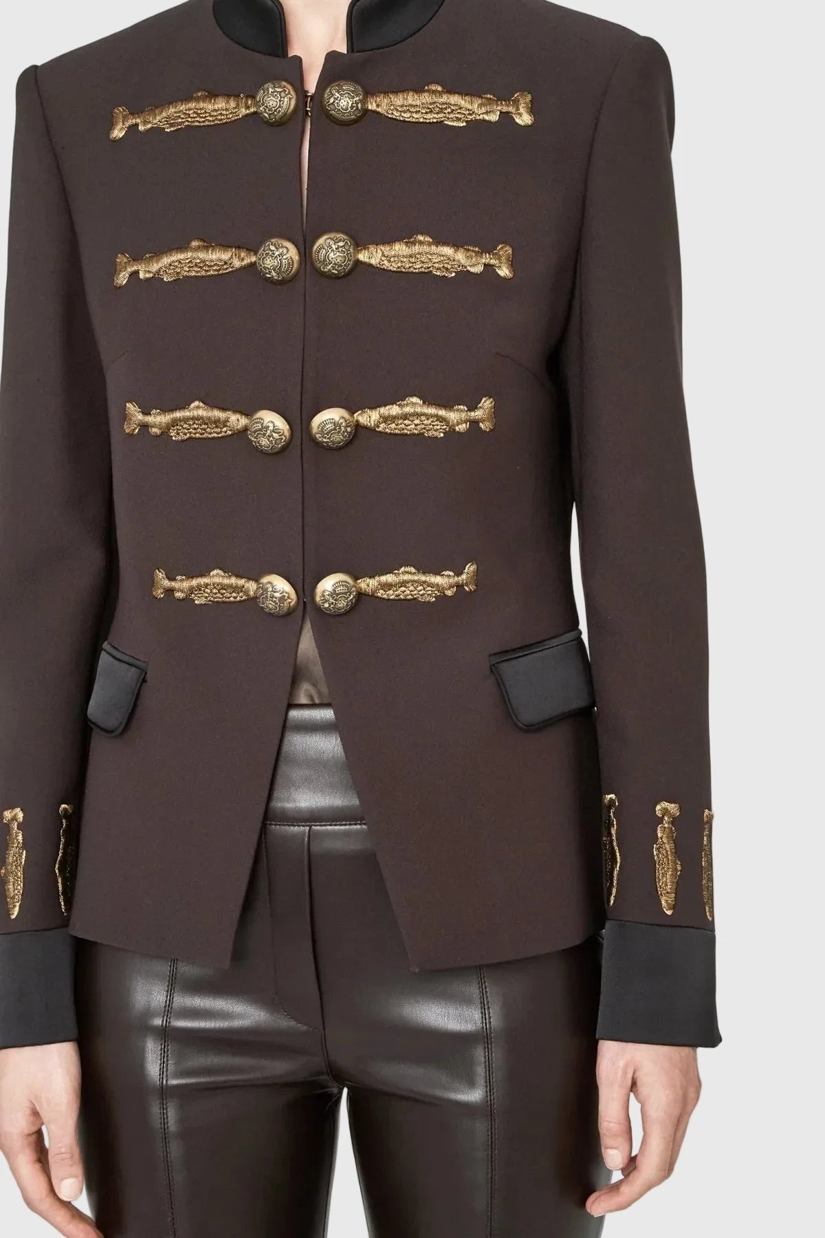 BLAZER MILITAR MARRON NUVOLA - EDICION LIMITADA