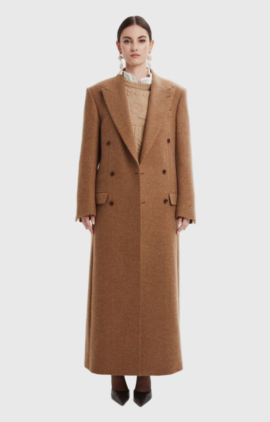 ABRIGO DE SASTRERÍA MARRÓN