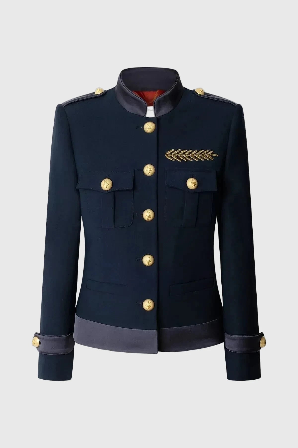 CHAQUETA MILITAR MUJER AZUL MARINO ILVA STAR - EDICION LIMITADA