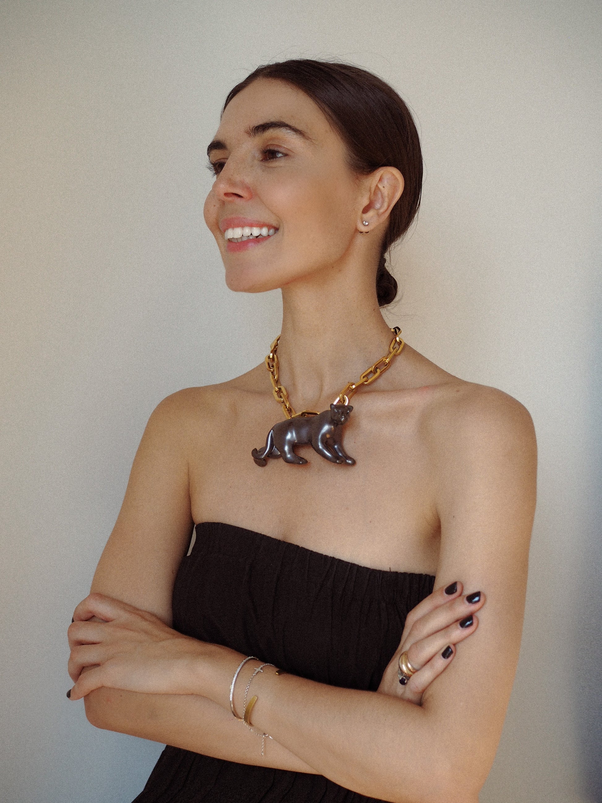 Collar Cleo Gris