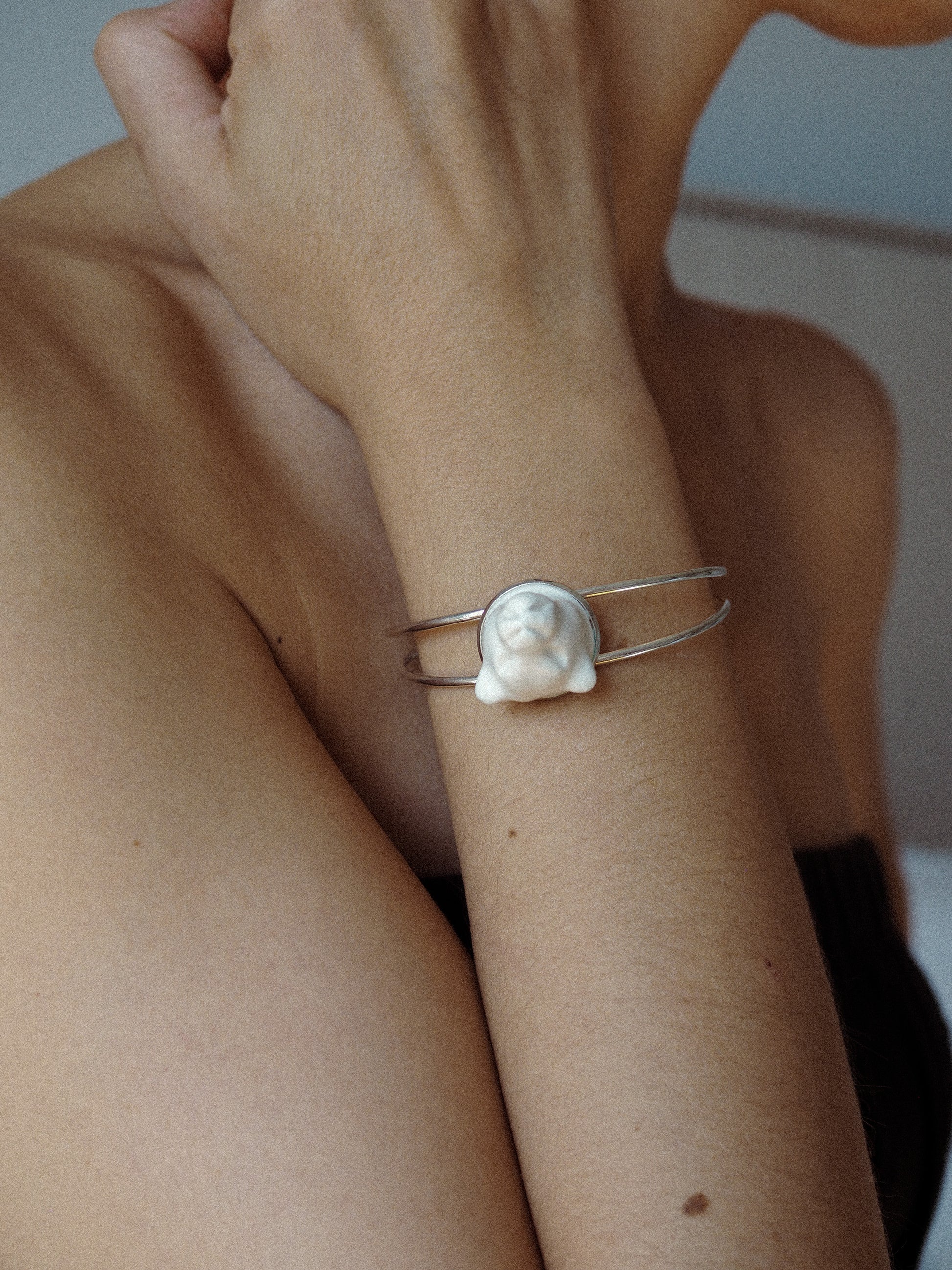 Brazalete Cleo Blanco