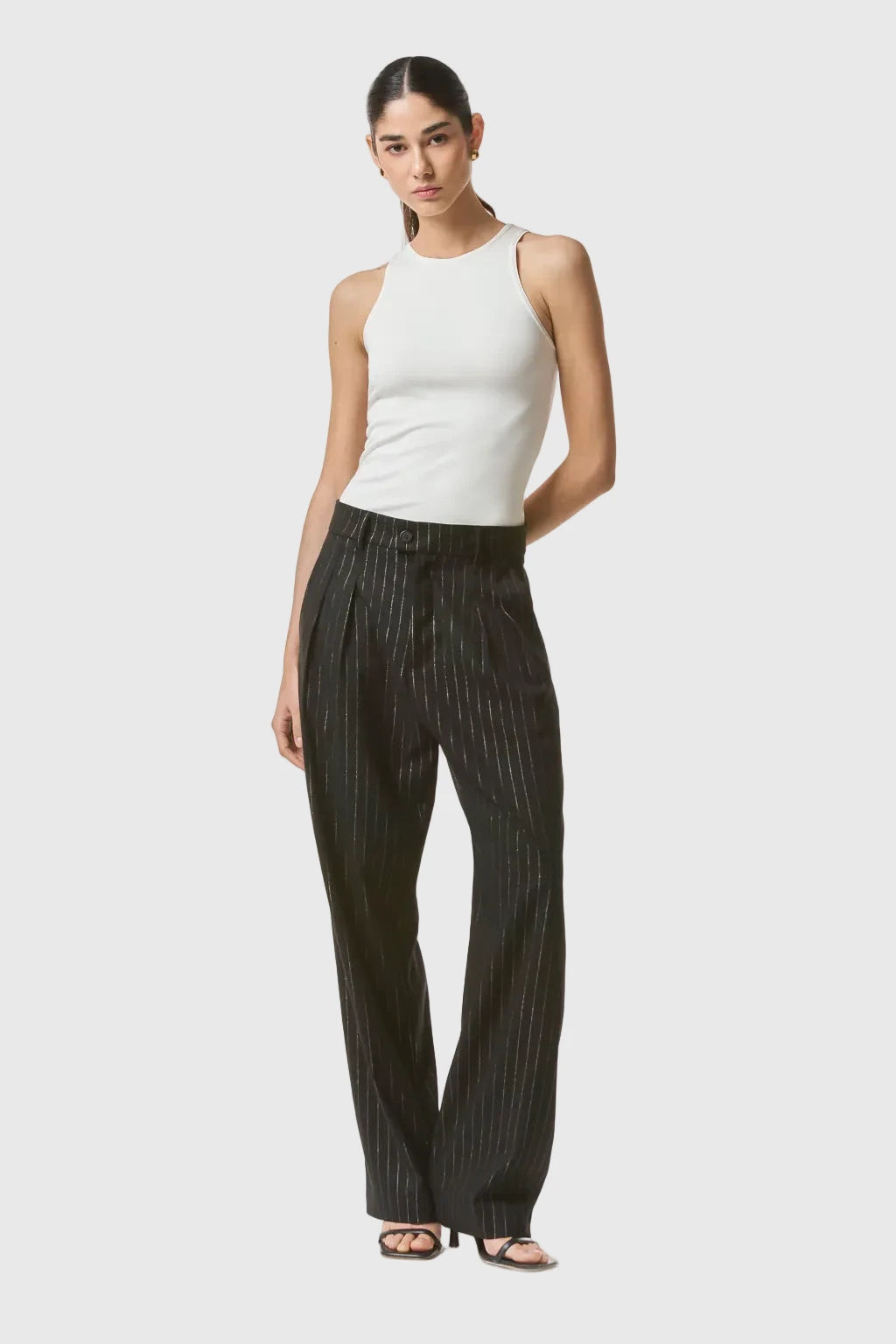 PANTALON OPERA DIPLOMATIC BLACK & SILVER