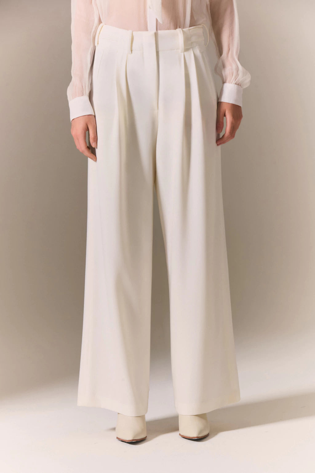 PANTALON ROMANZA OFF WHITE