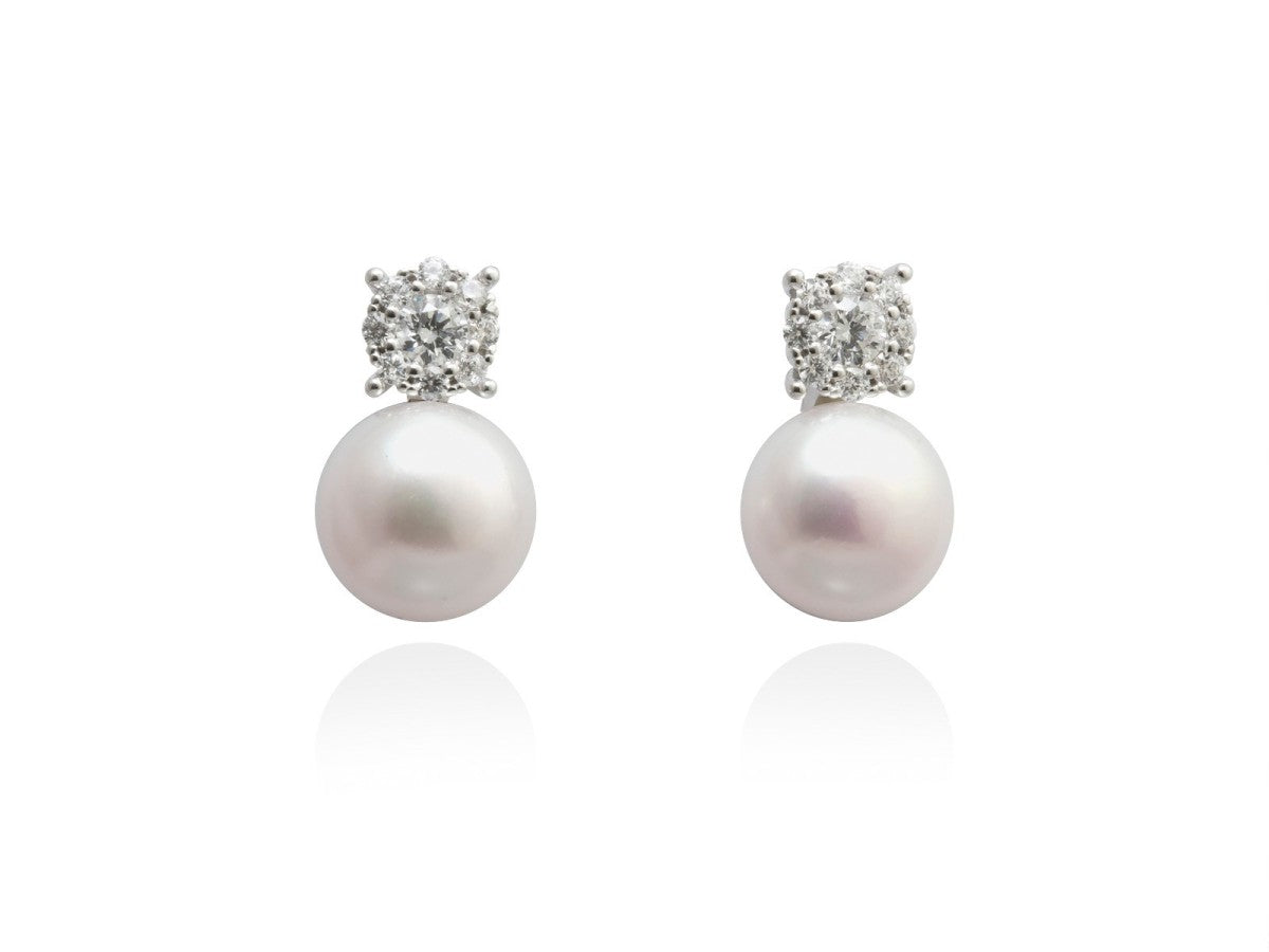 PENDIENTES PLATA PEQUEÑOS PERLA