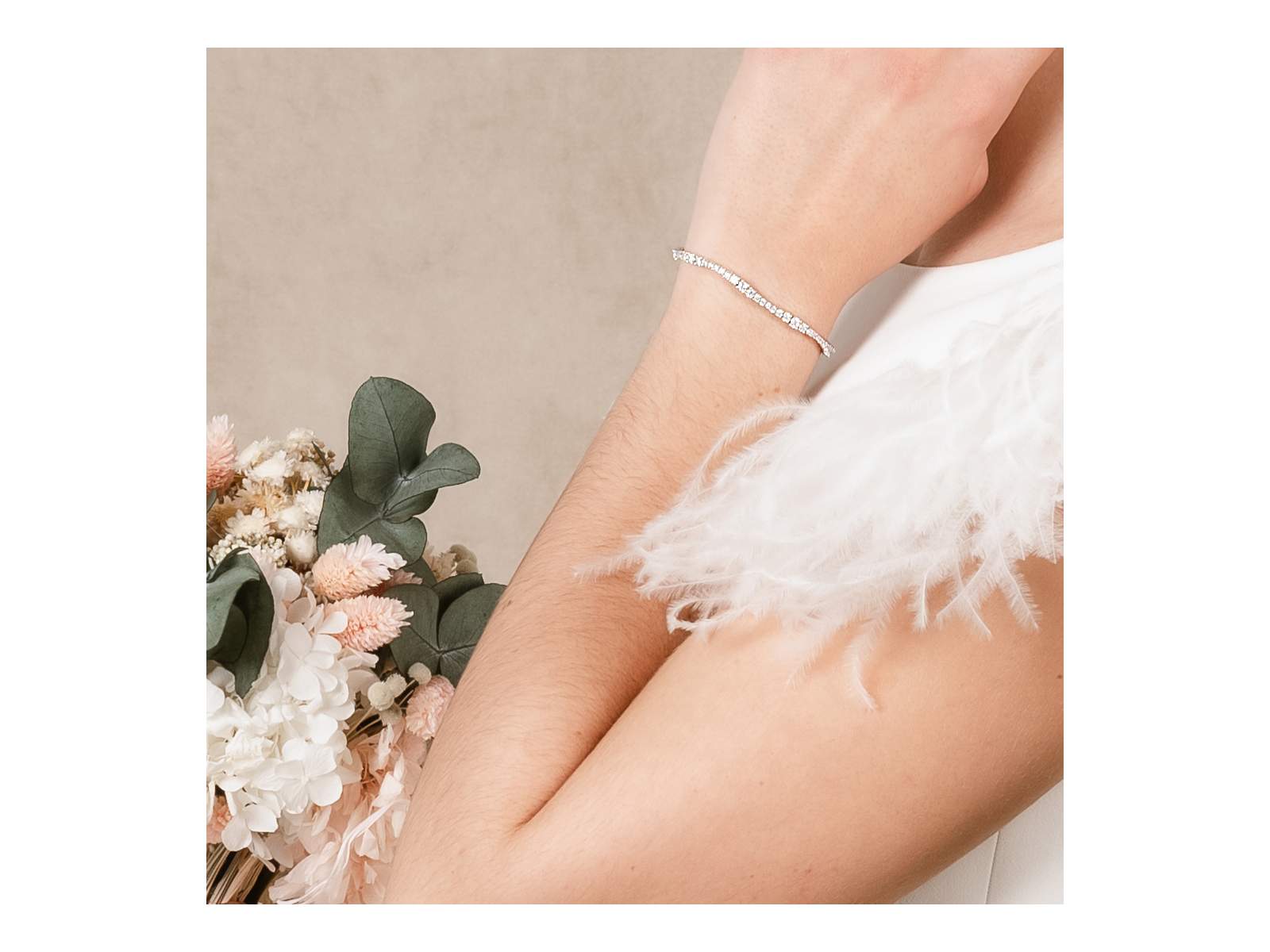 Pulsera RIVIERE en plata