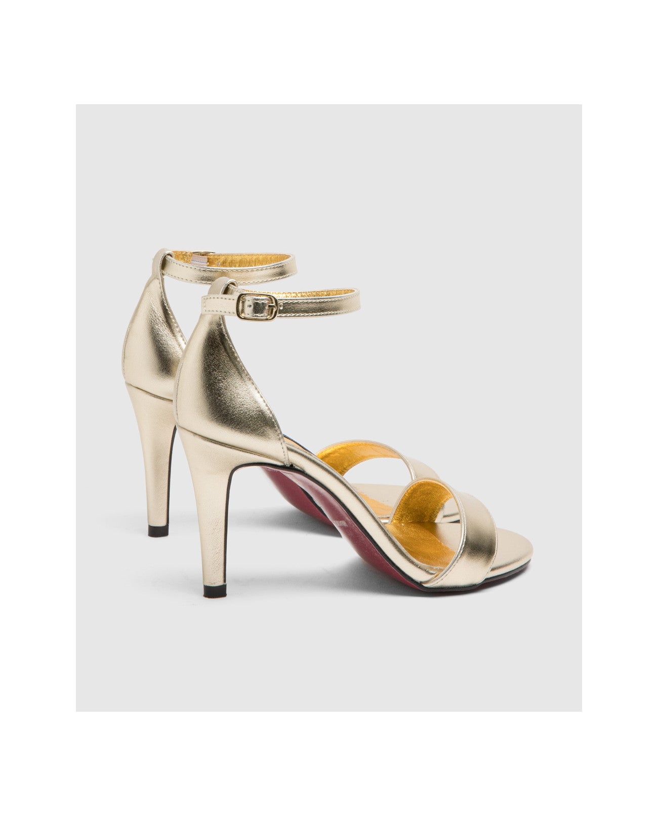 SANDALIA ALMERIA METAL ORO