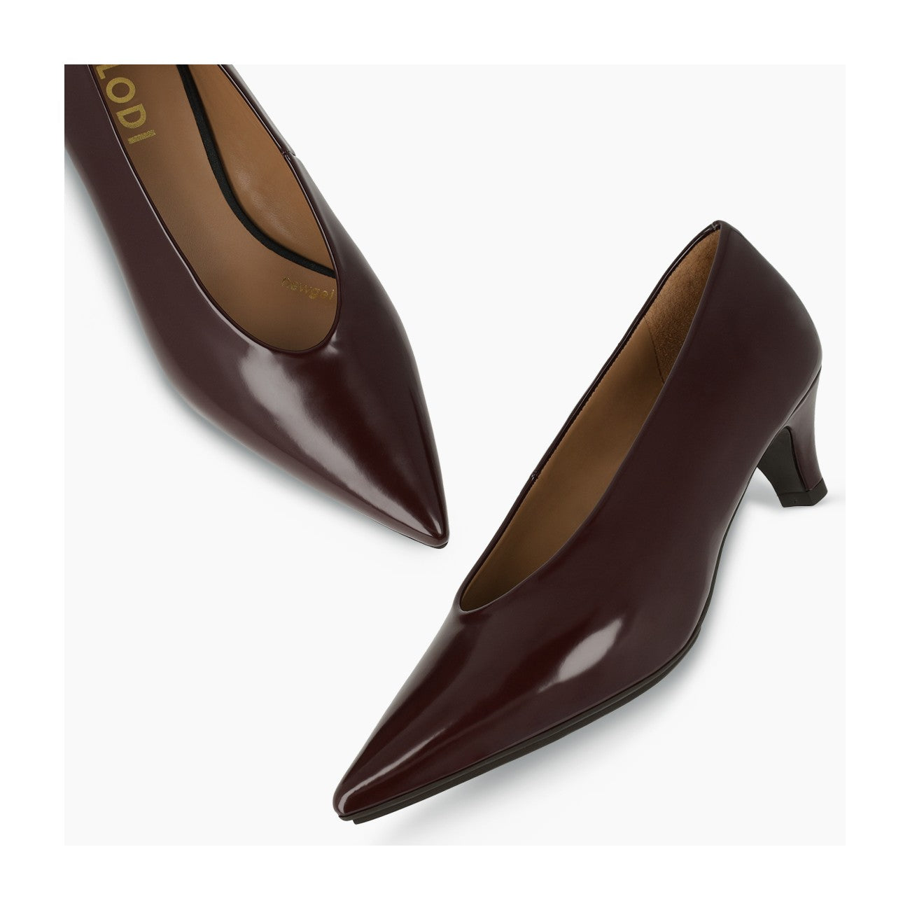 ZAPATOS DE SALÓN BURDEOS CHINTO