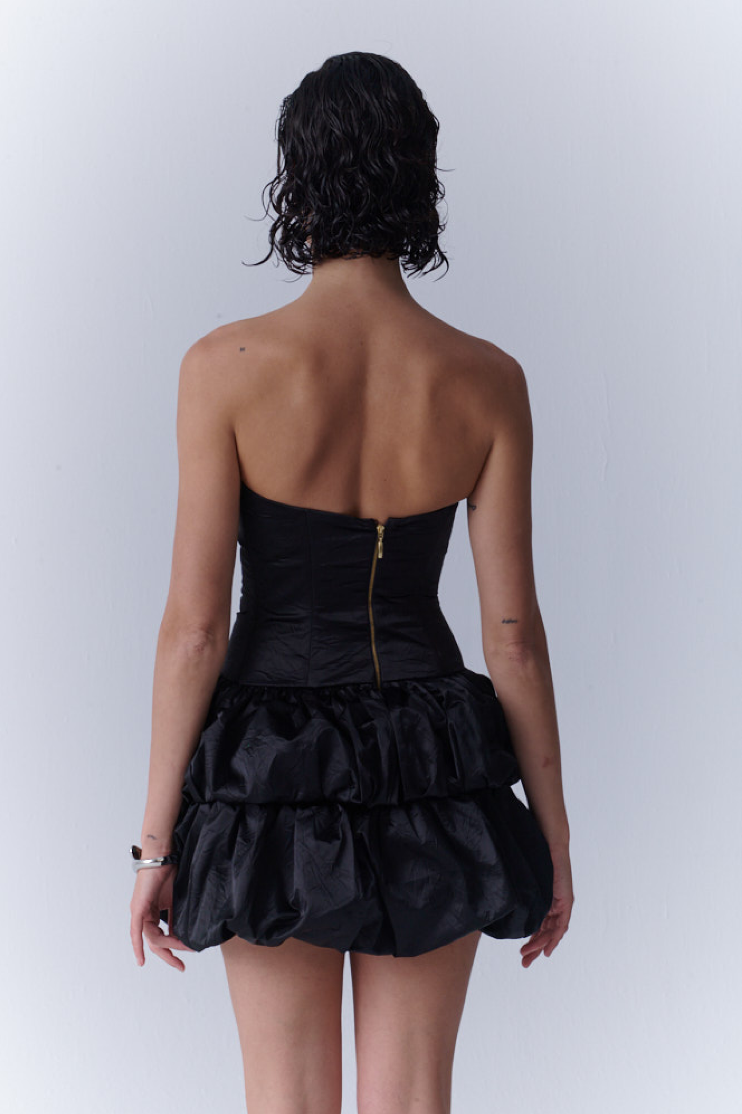 LA PIJA W01A BLACK. MINI DRESS