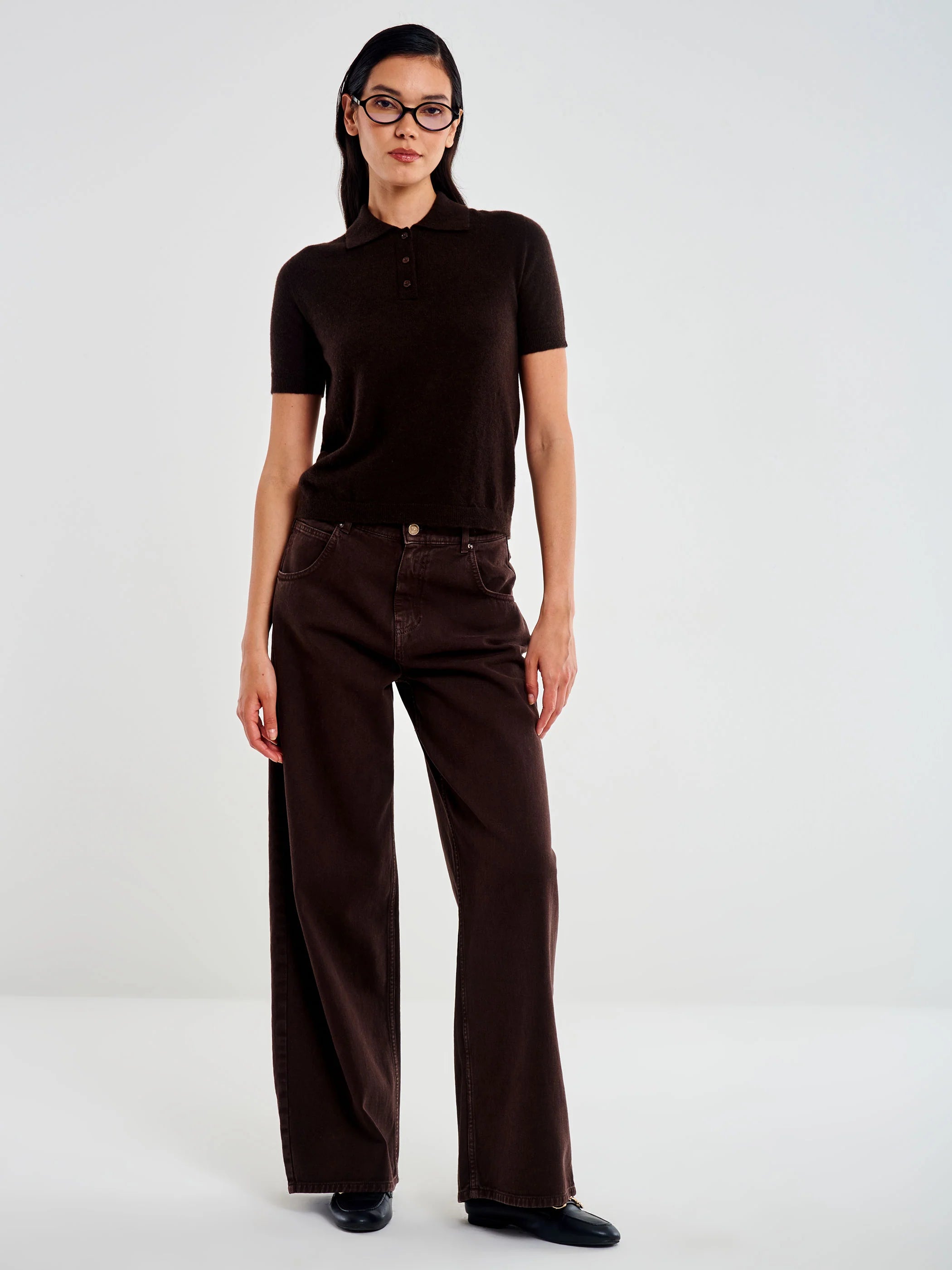 POLO CACHEMIRA MARRON VV