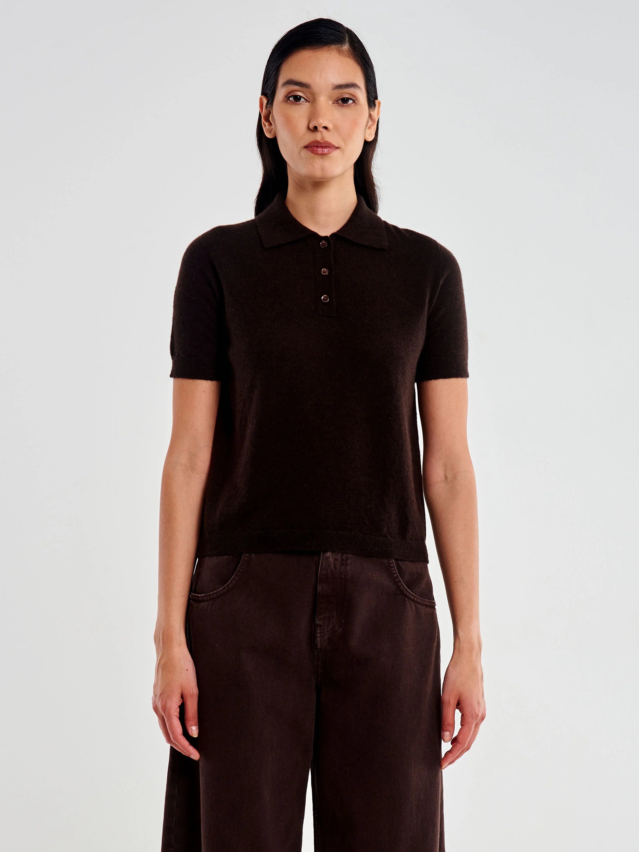 POLO CACHEMIRA MARRON VV