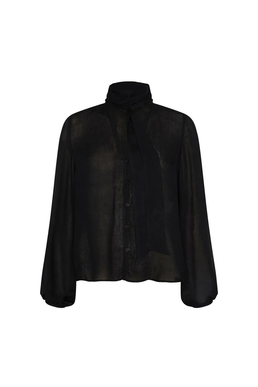 CAMISA PAÑUELO GARZA NEGRO