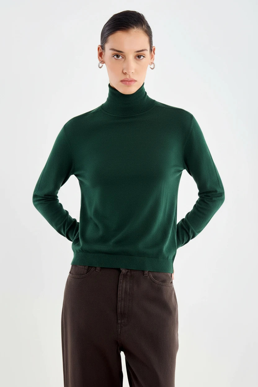 JERSEY CUELLO VUELTO VERDE