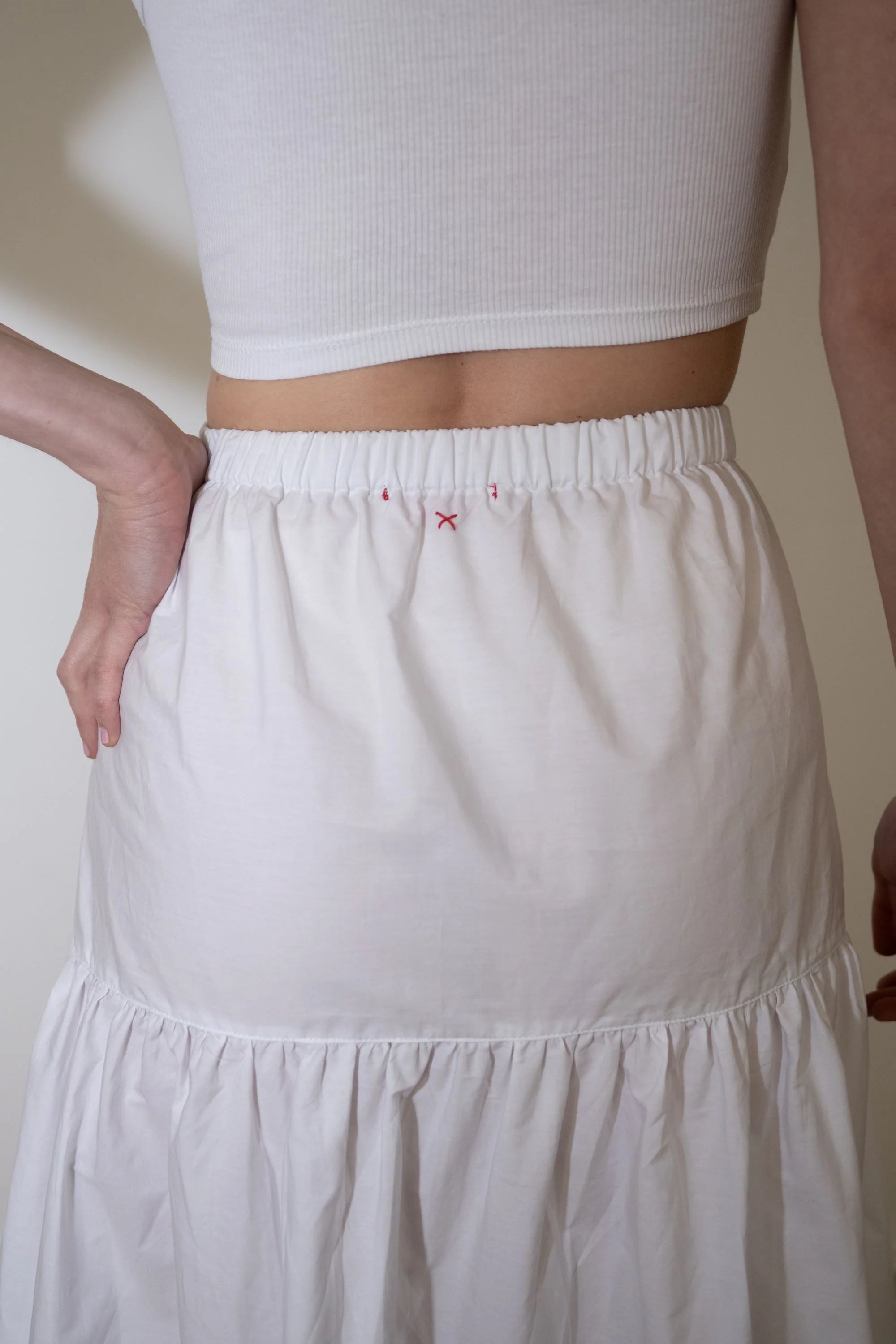 FALDA MAXI BLANCA