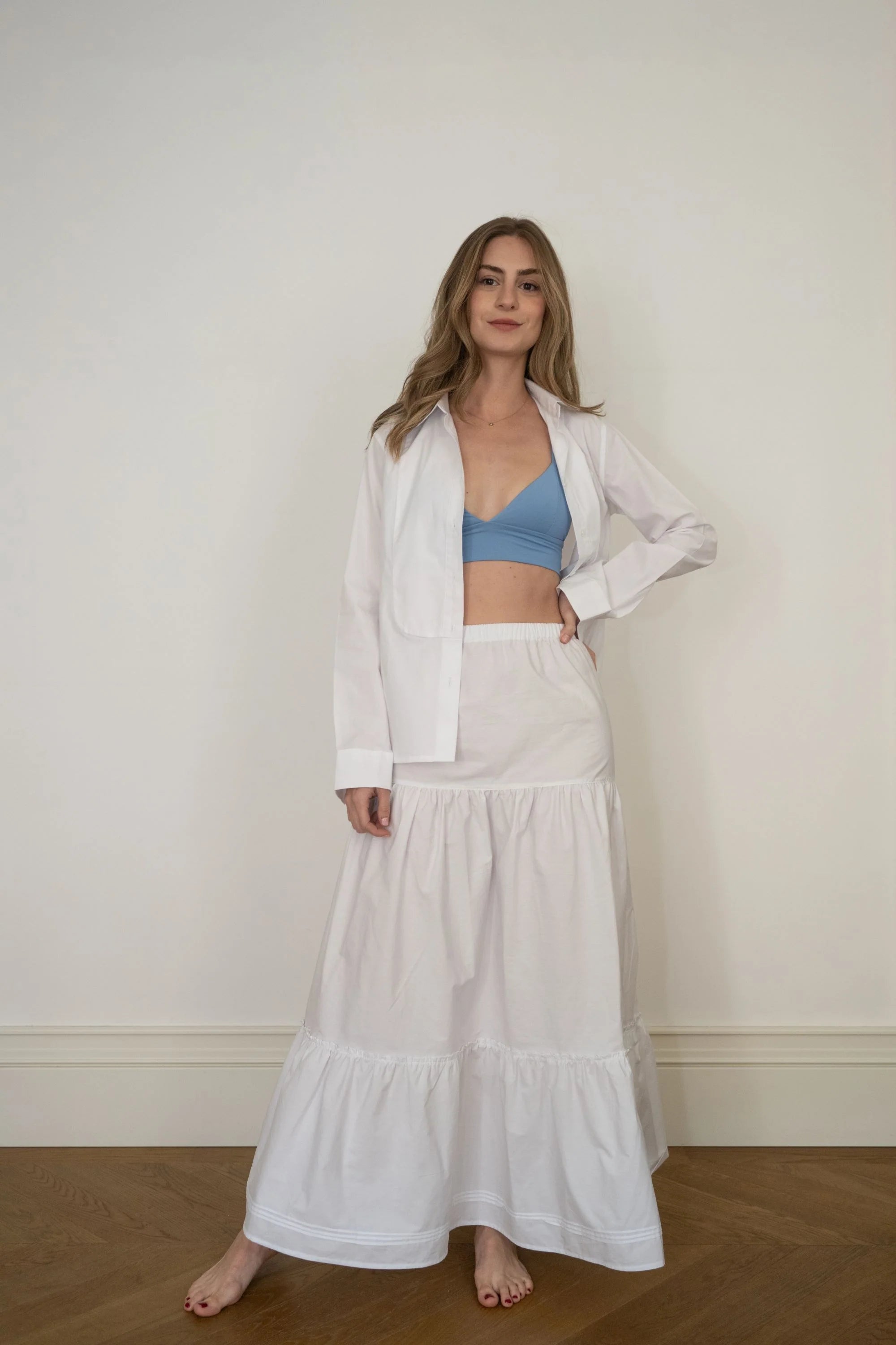 FALDA MAXI BLANCA