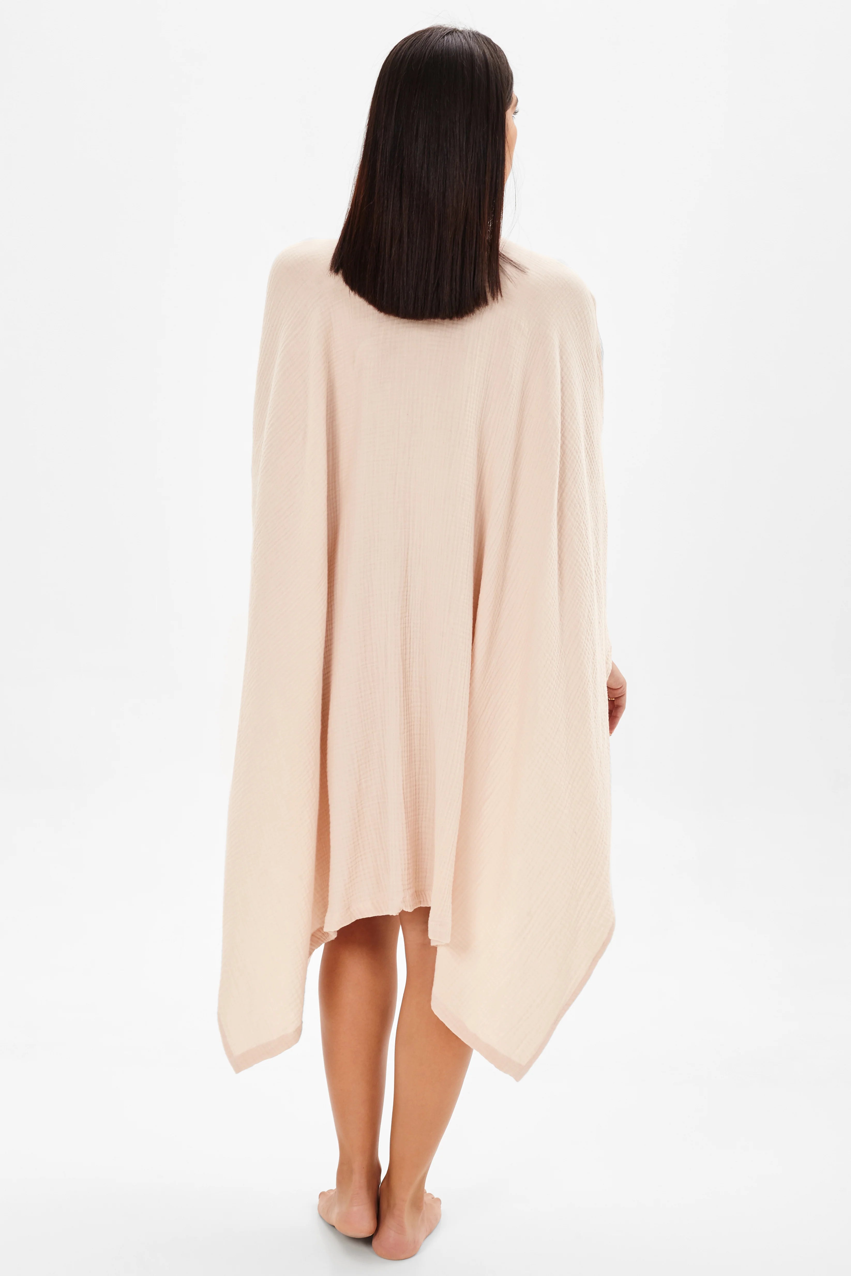 PONCHO EL NIDO ROSA PALO