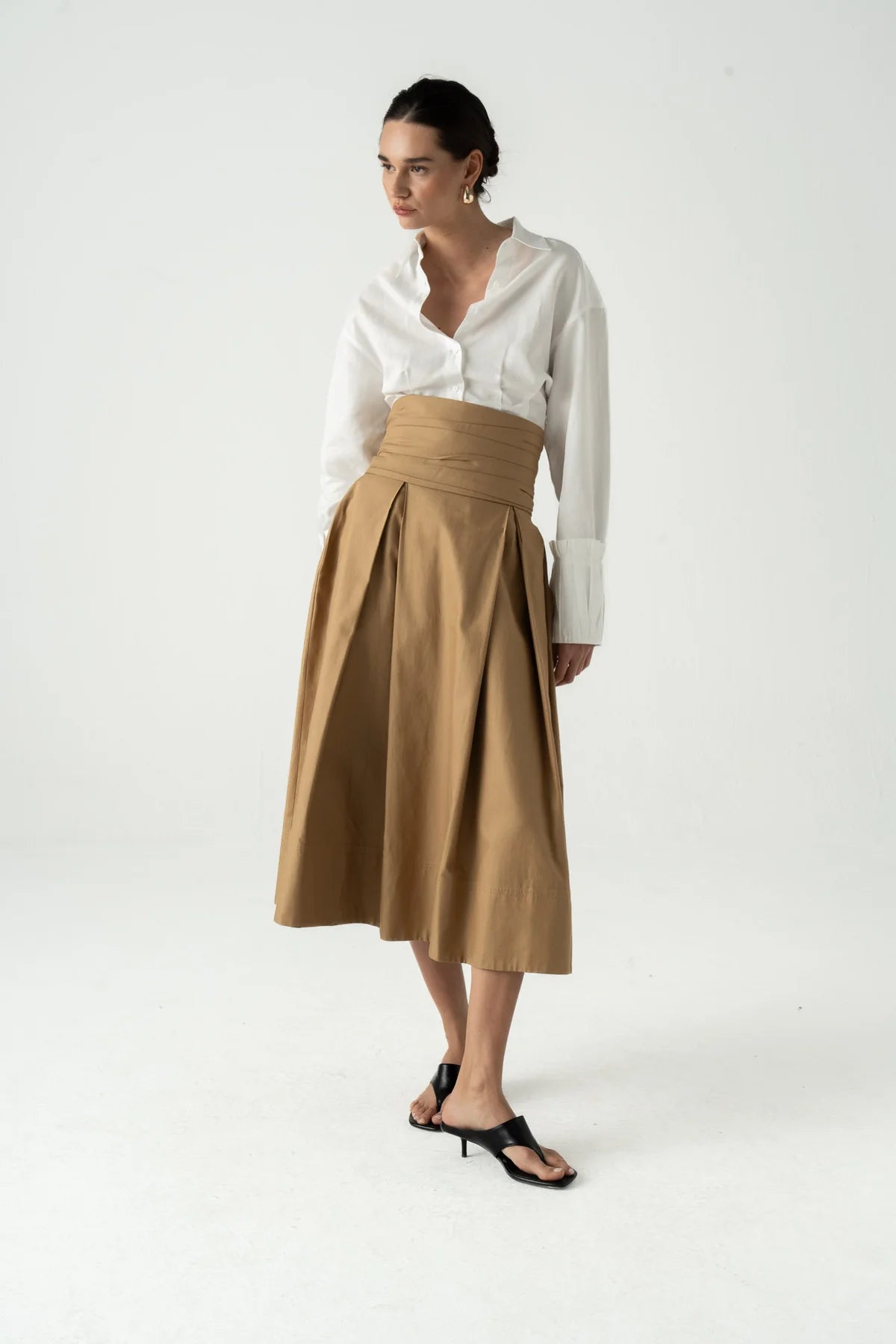 LA PATRONA SKIRT CAMEL