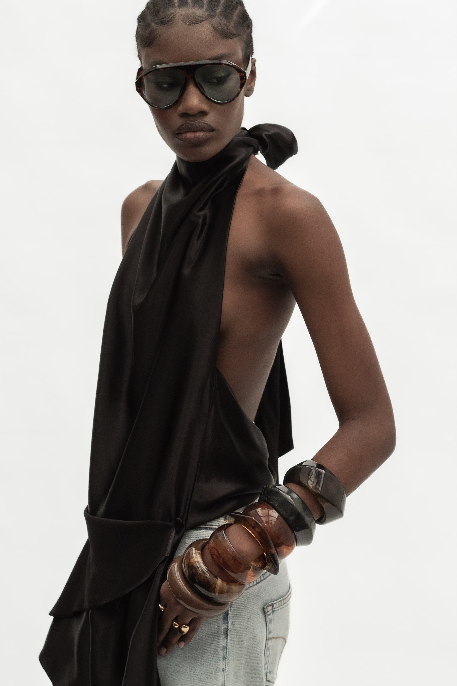 LA JOYITA BLOUSE BLACK