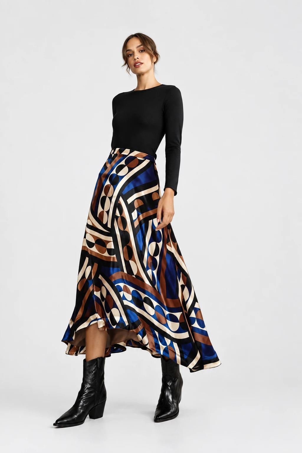 FALDA TRACY VELVET INDIO