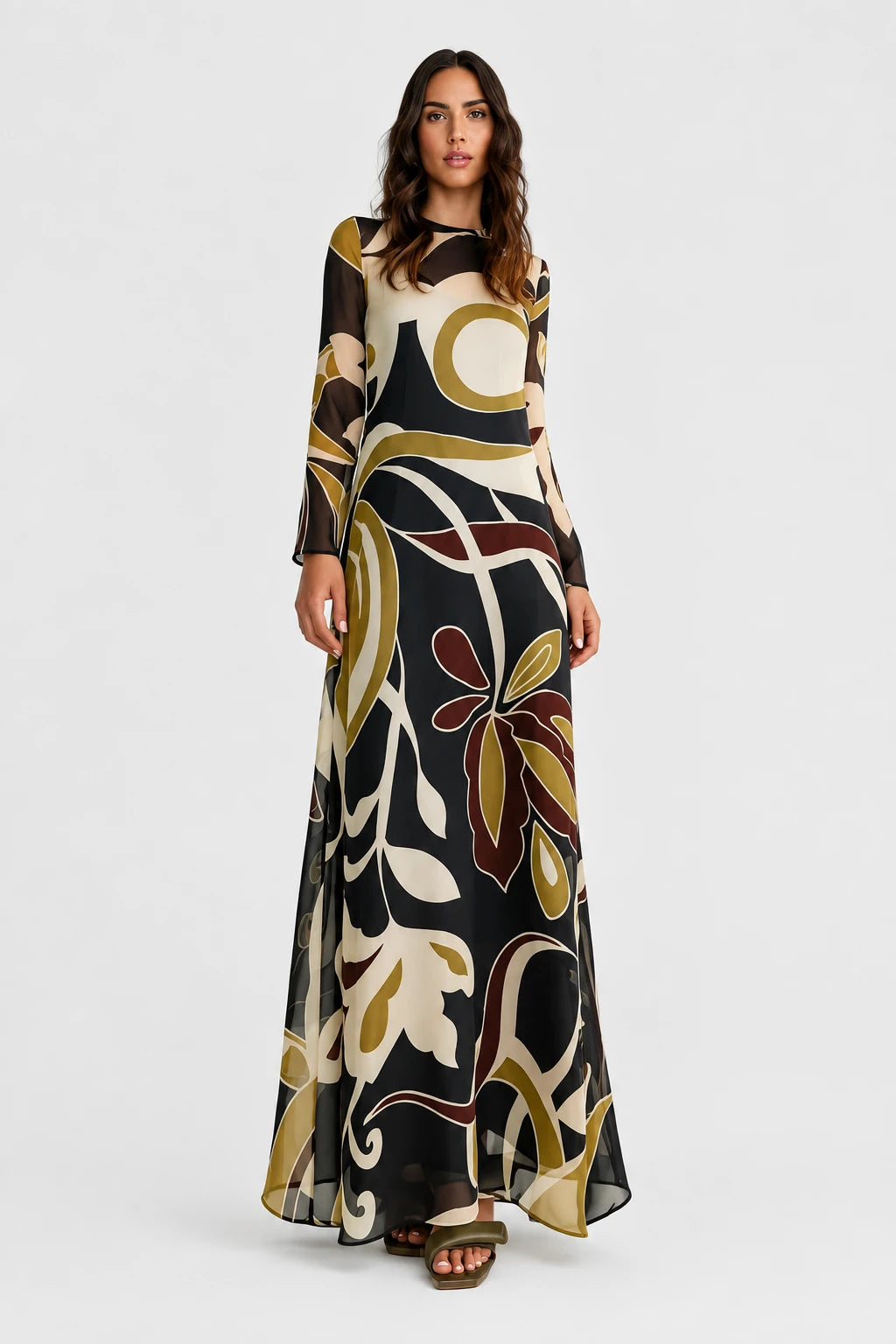 VESTIDO CLAIRE DARK ORQUIDEA