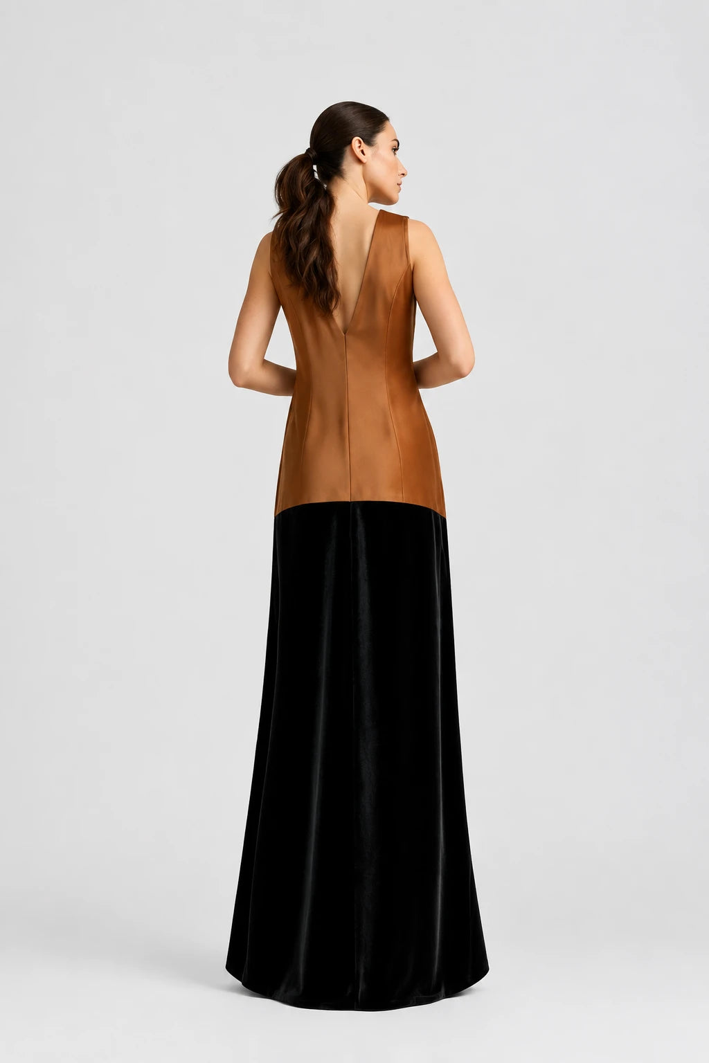 VESTIDO ELENI FLOR BICOLOR