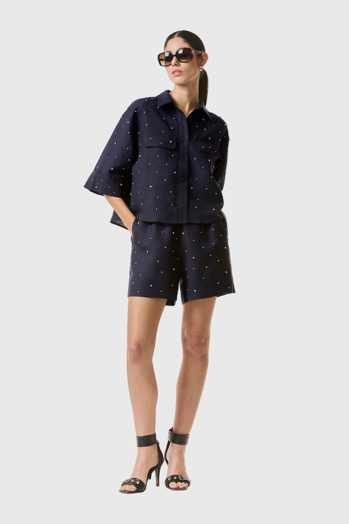CAMISA BELLAGIO NAVY