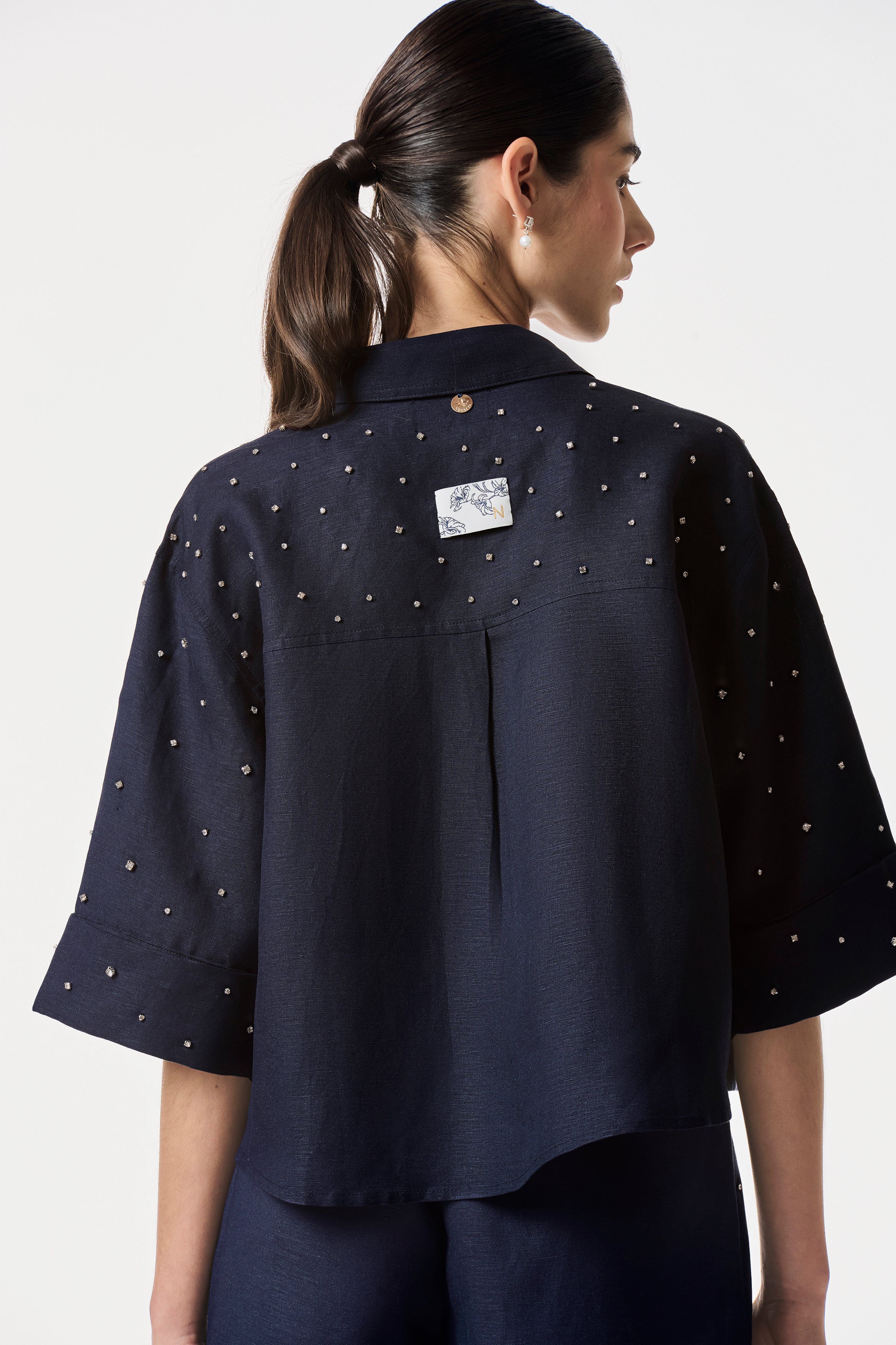 CAMISA BELLAGIO NAVY