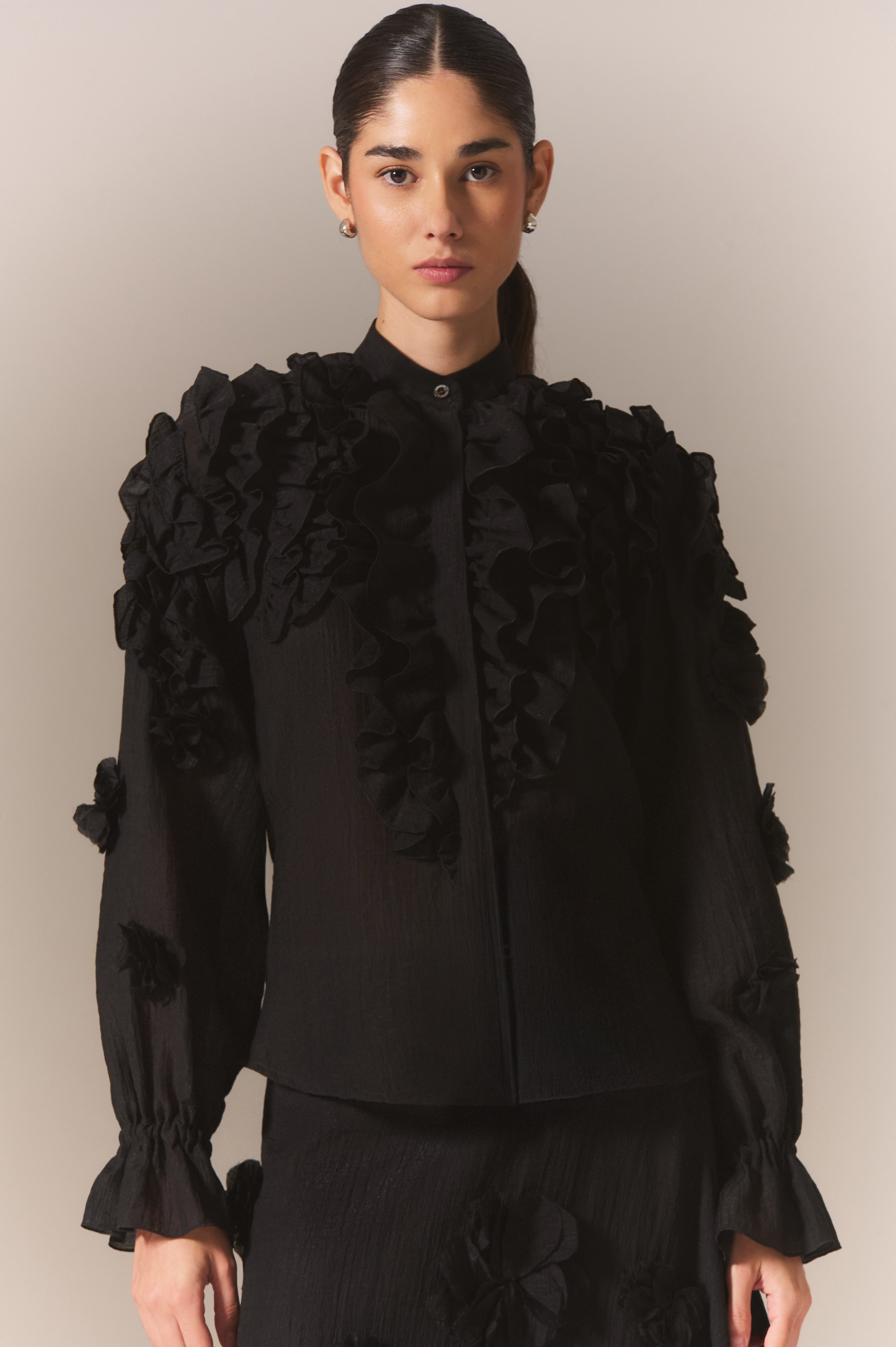 CAMISA ROMANZA BLACK