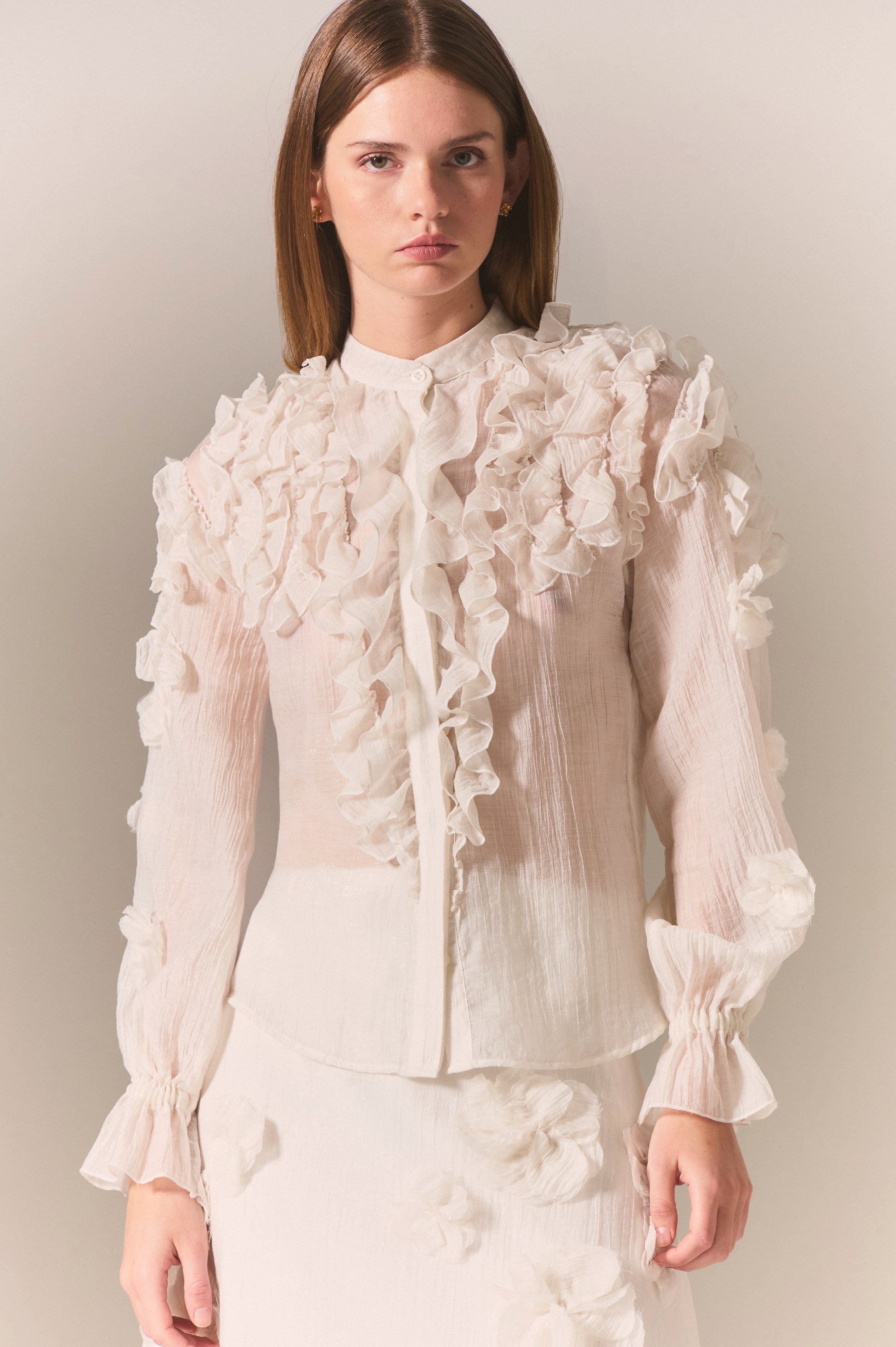 CAMISA ROMANZA IVORY