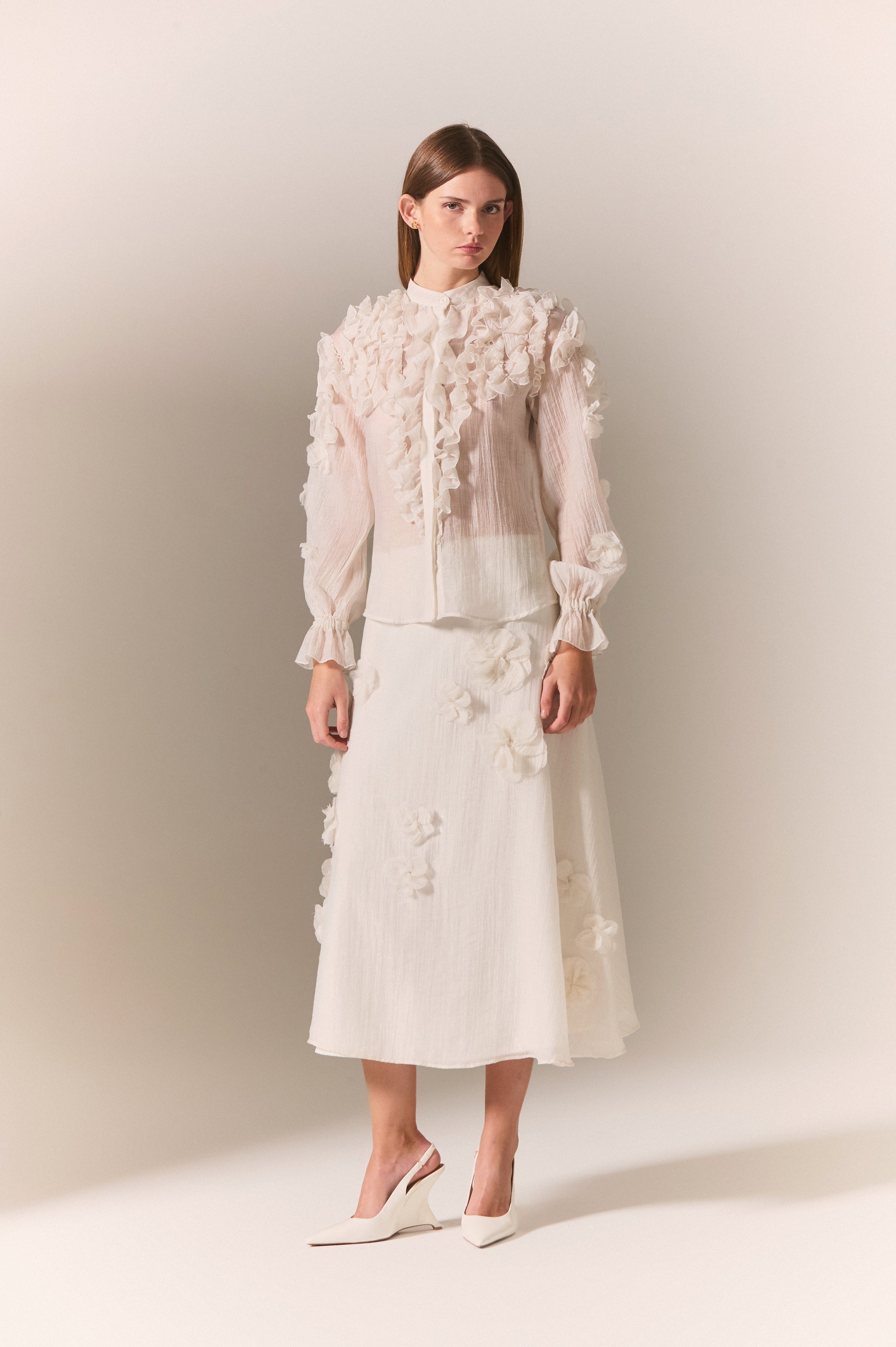 CAMISA ROMANZA IVORY