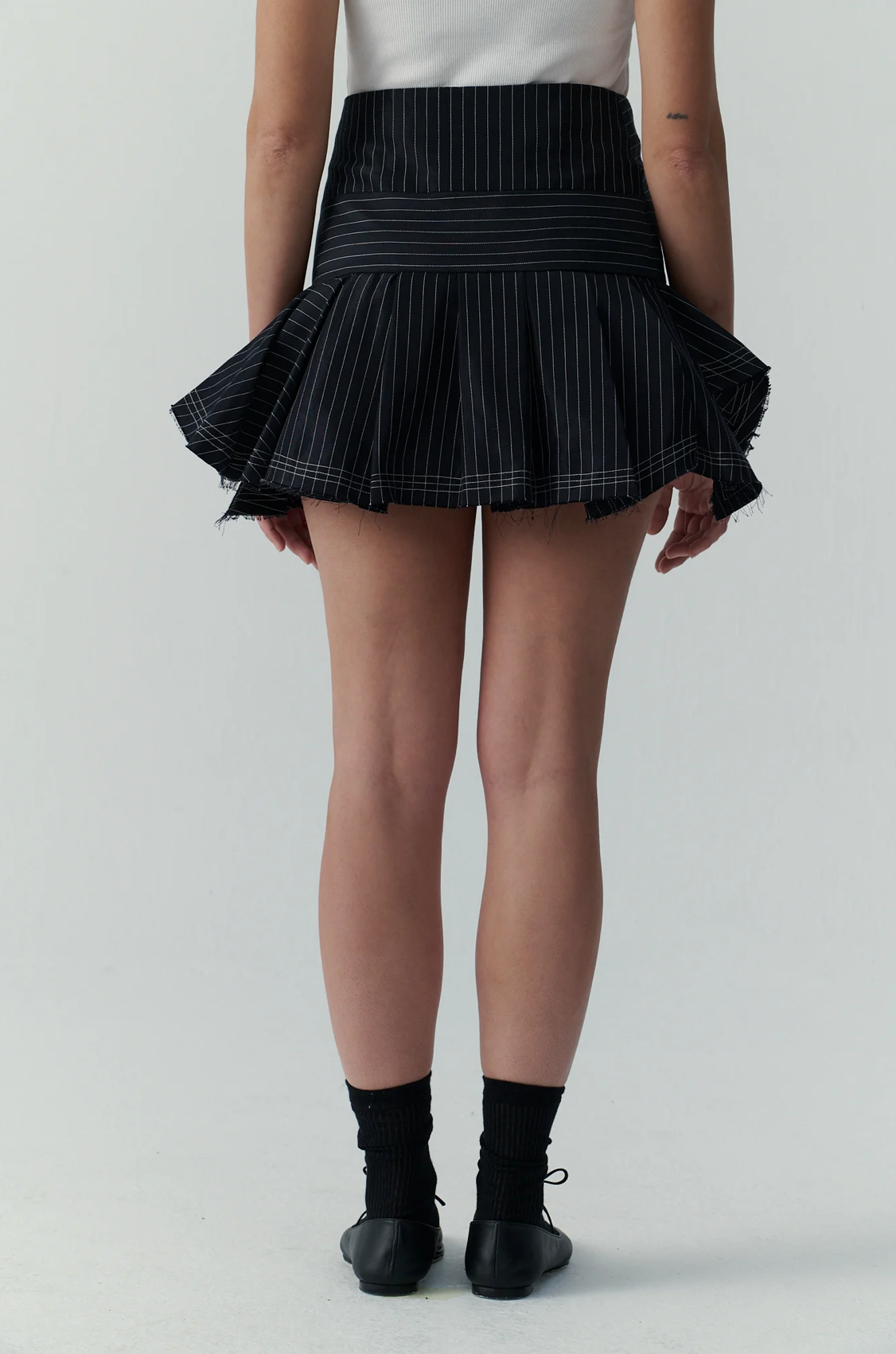 LA COQUETA BLACK MINI SKIRT