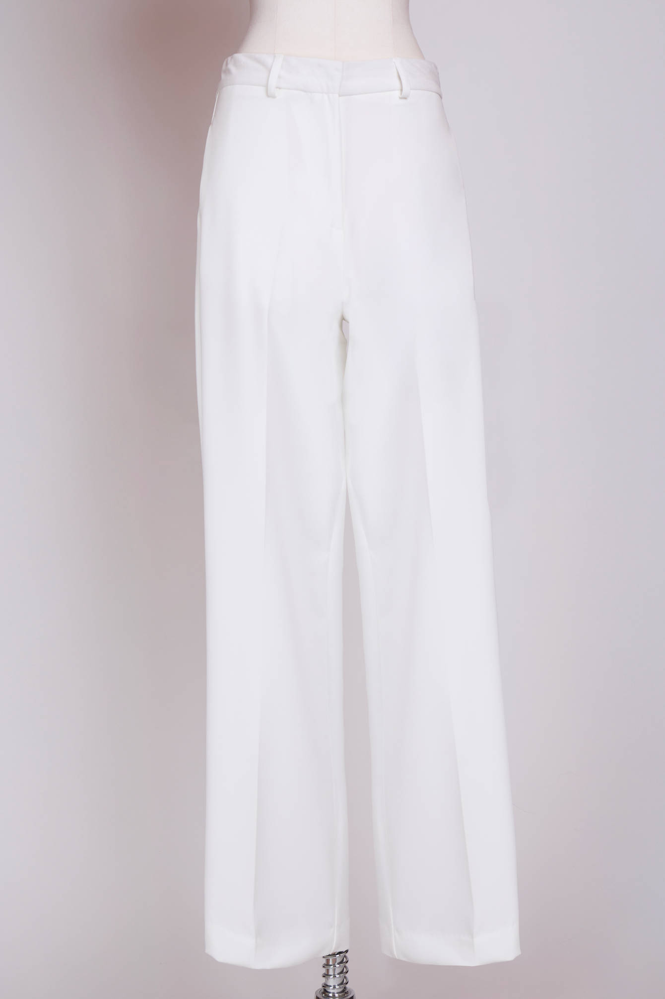 PANTALON BLANCO DETALLE TERCIOPELO VV