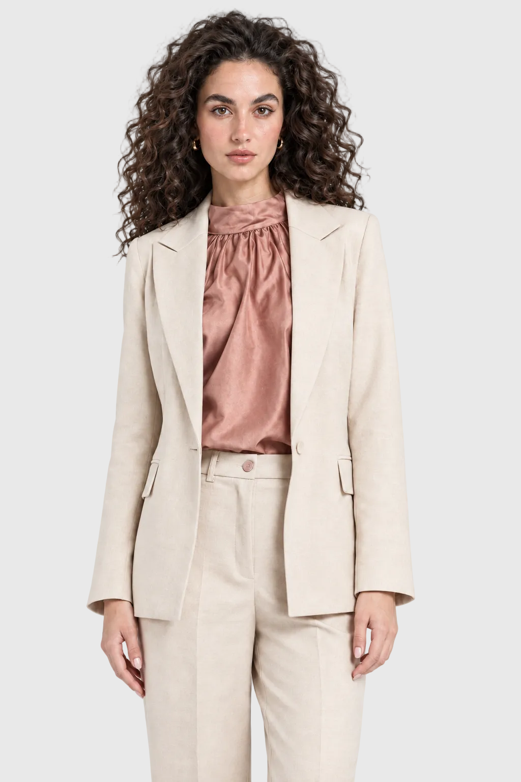 CAMISA LAZADA ESPALDA ROSA MAQUILLAJE