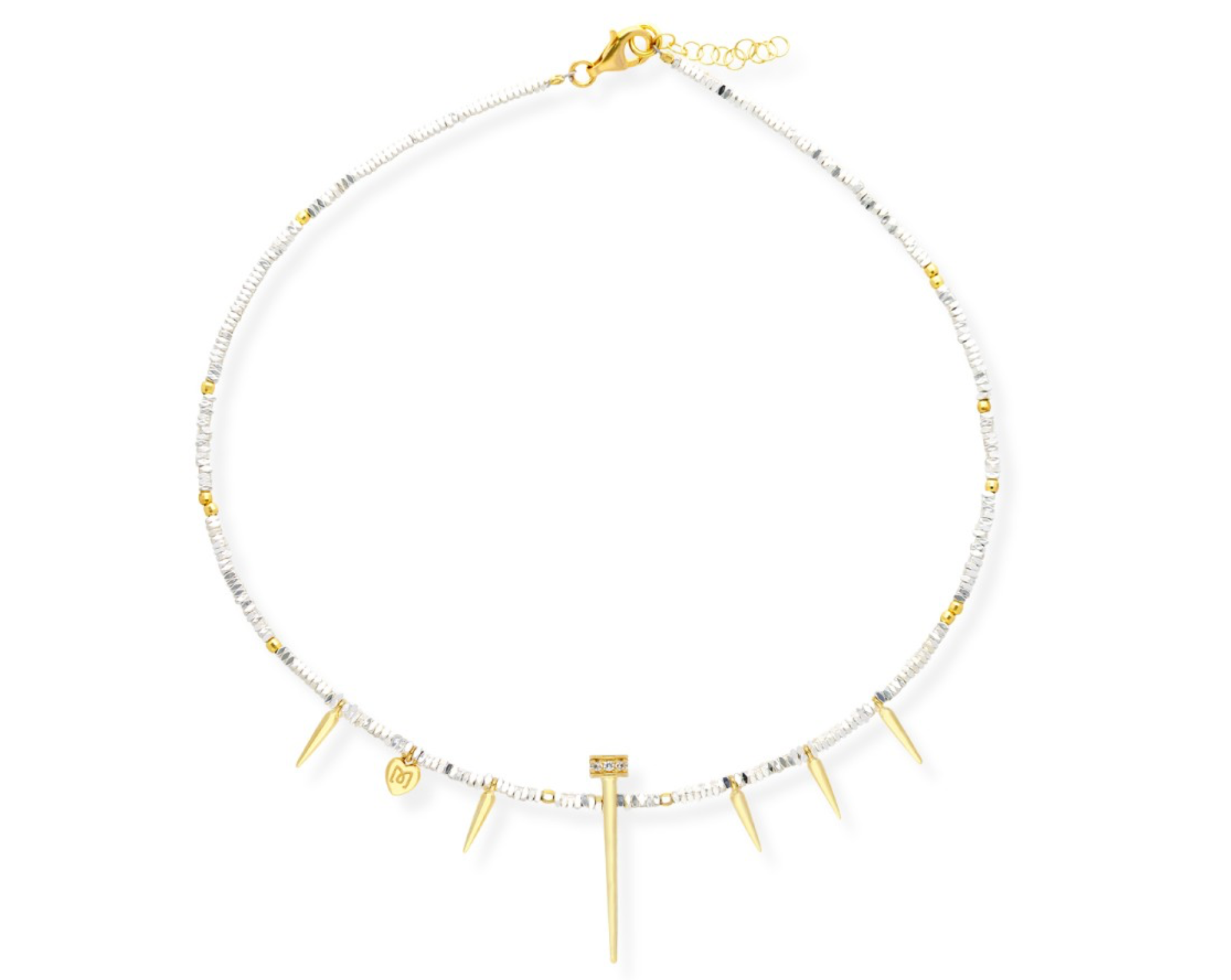 GARGANTILLA DE PLATA Y CIRCONITA