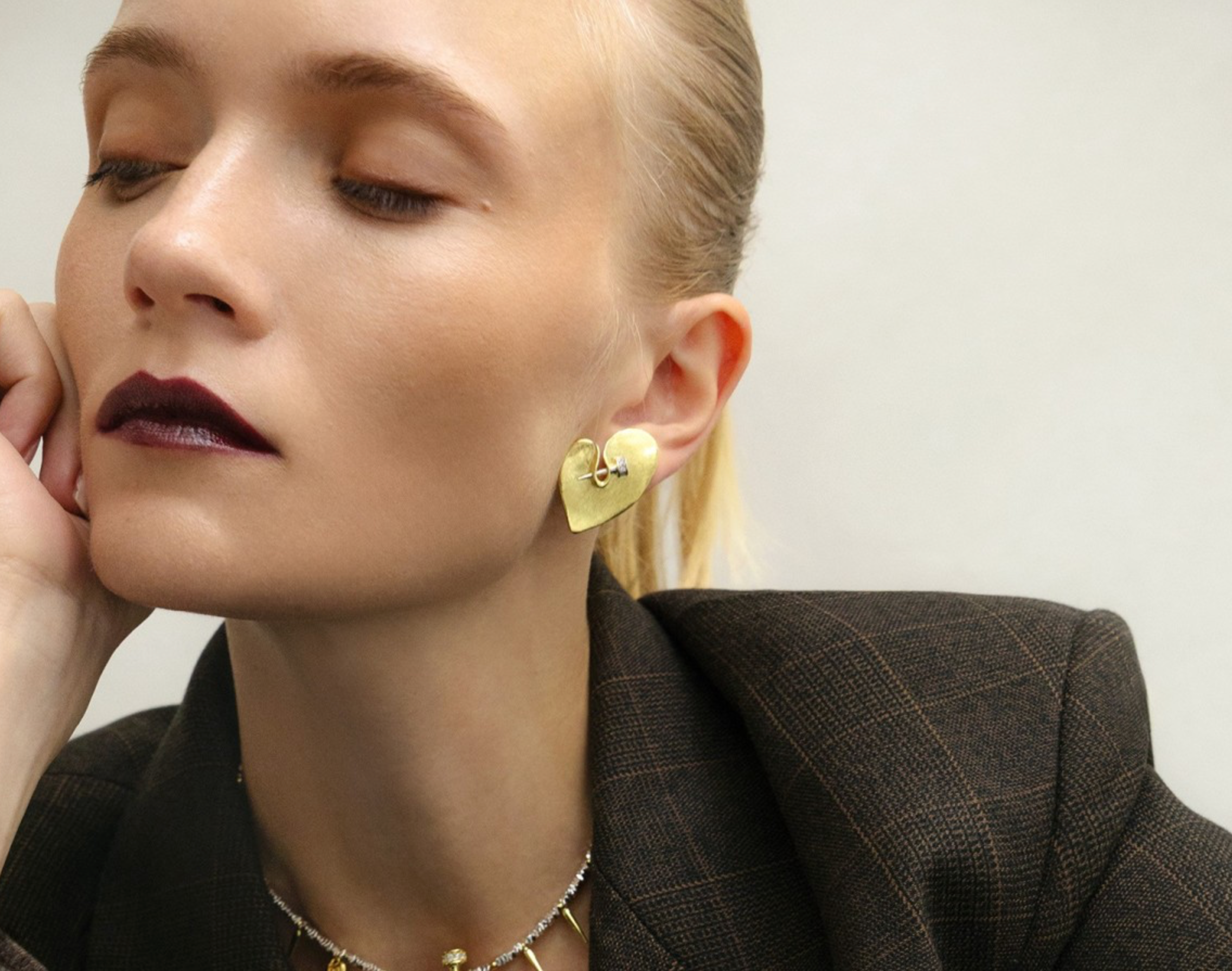 PENDIENTES CORAZON SILK