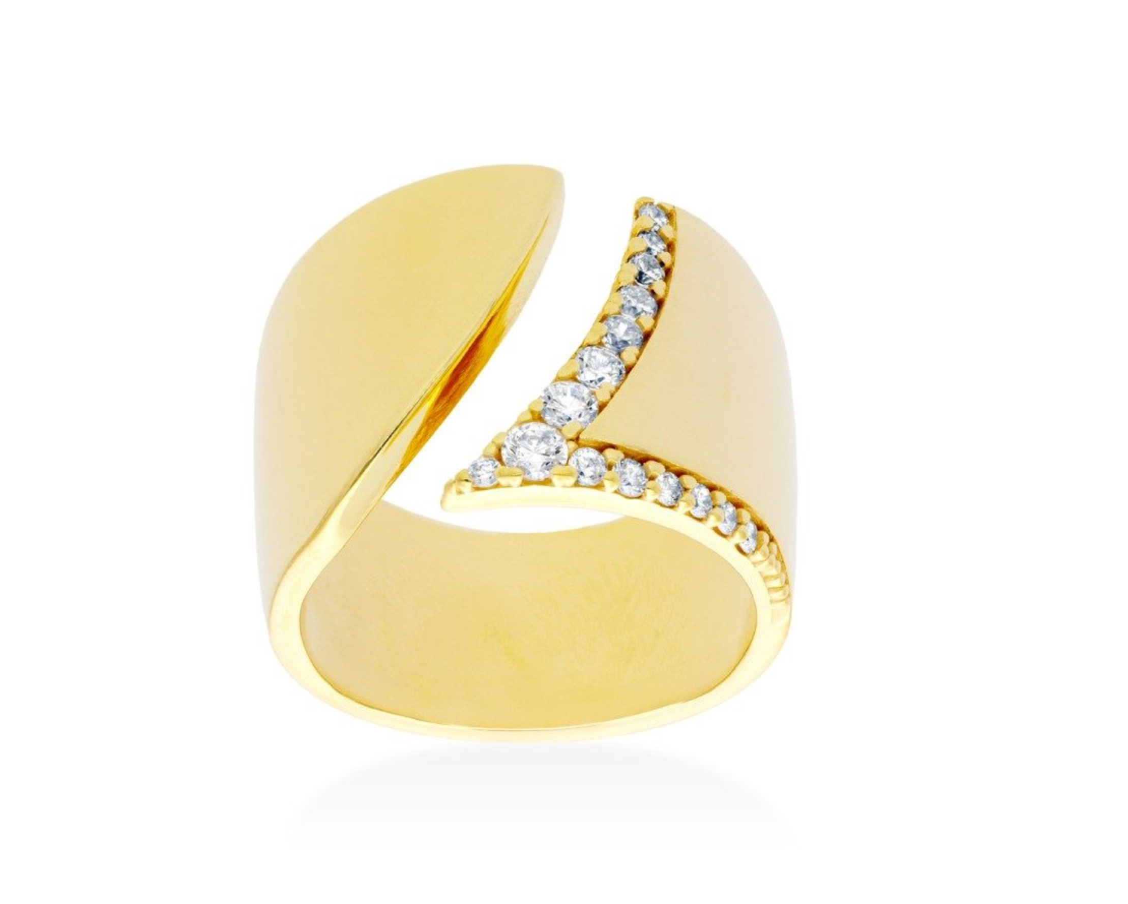 ANILLO ABIERTO CON CIRCONITAS