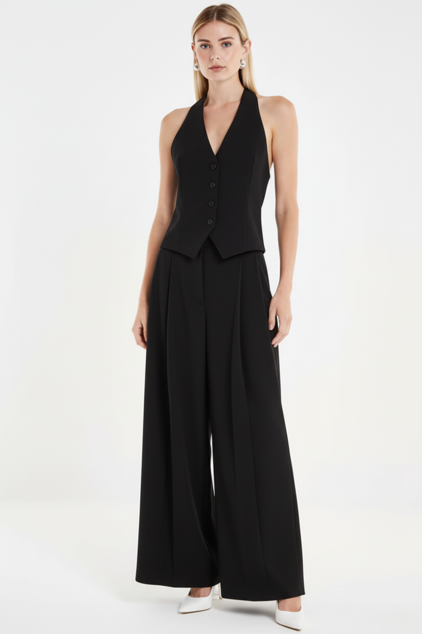 PANTALON PALAZZO NEGRO VV