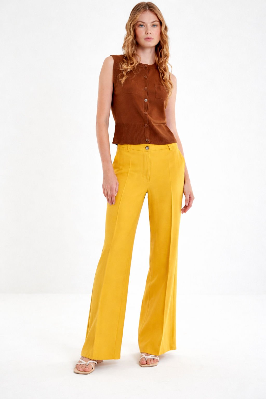 PANTALON TRAJE AMARILLO VV
