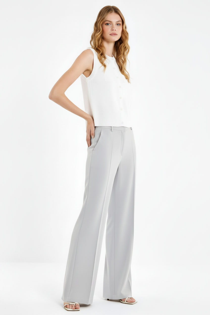TOP ABOTONADO BLANCO