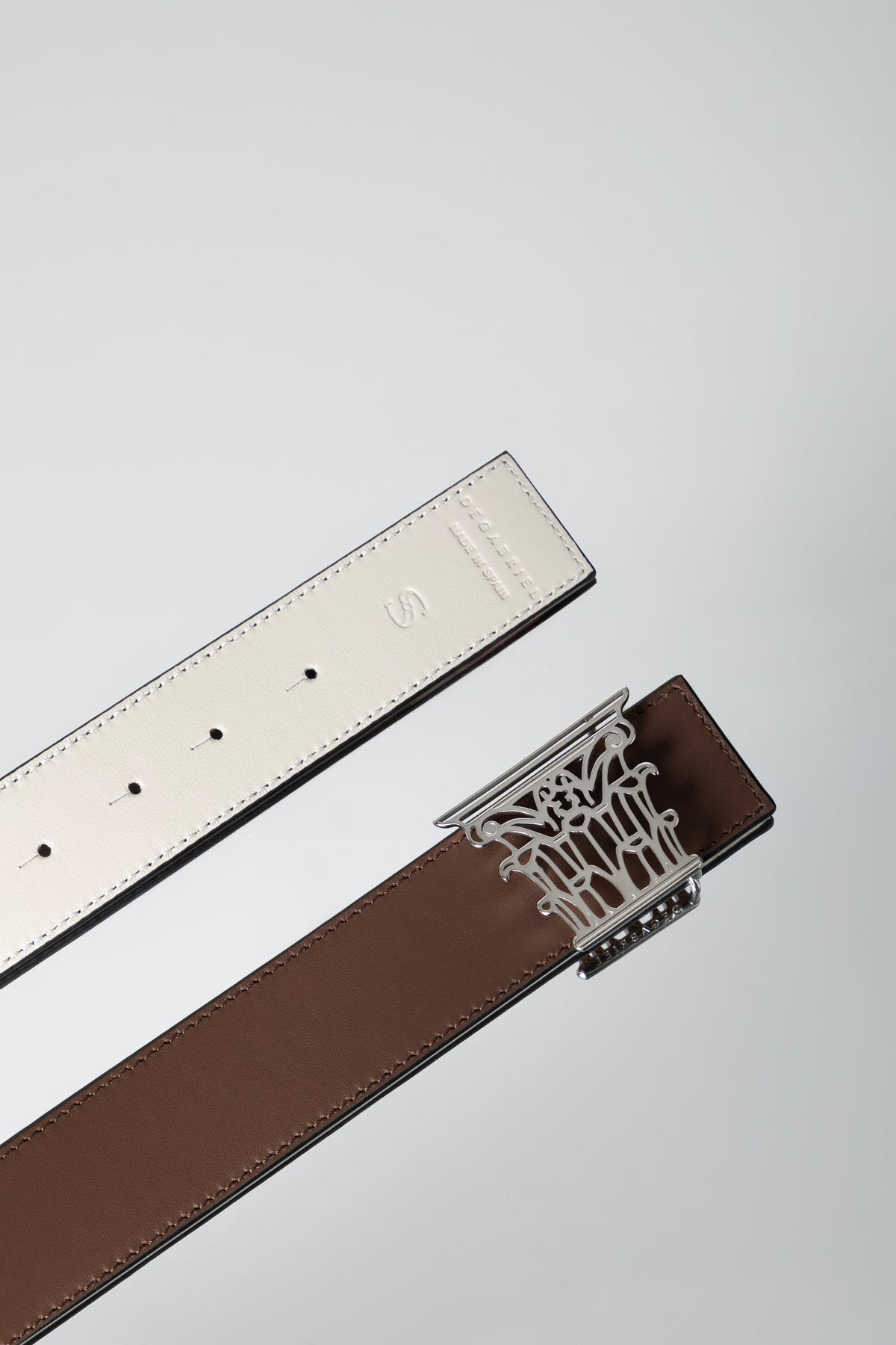 CORINTHIAN CHOCOLATE GREY BELT