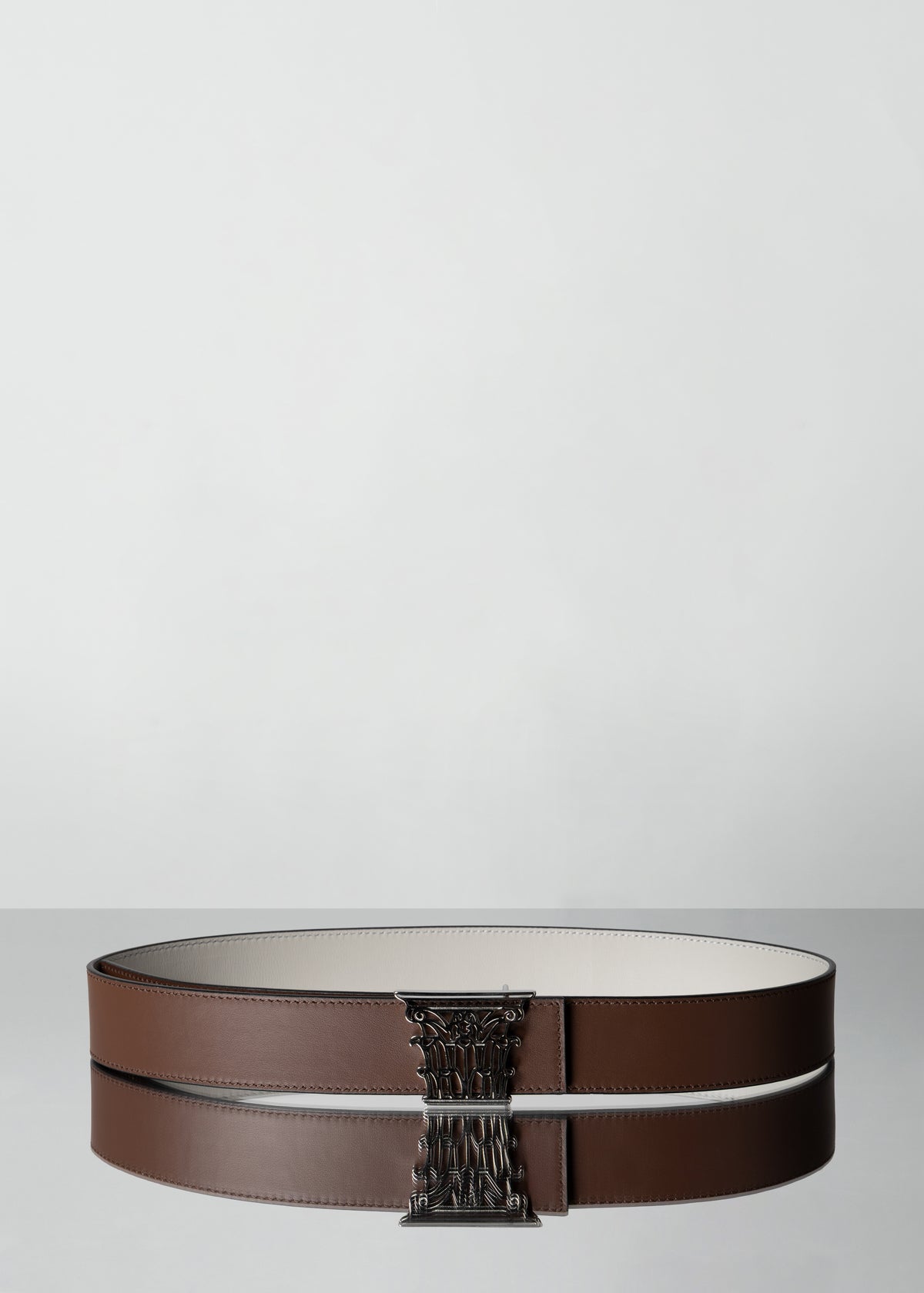 CORINTHIAN CHOCOLATE GREY BELT