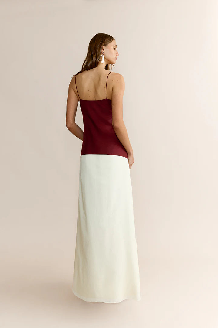 VESTIDO BIANCA TRIBUTE HOJAS