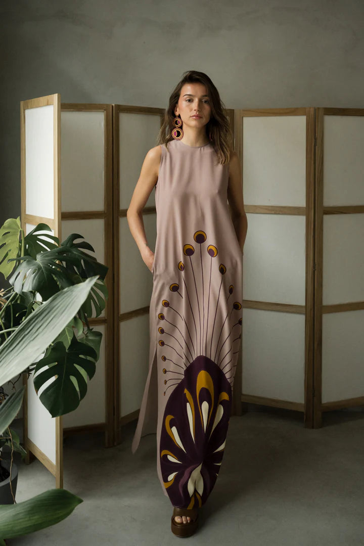 VESTIDO ELENA MALIBU DROPS