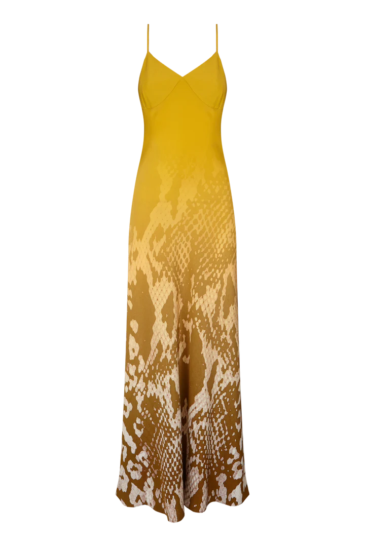 VESTIDO DANIELLE OLIVE ANIMAL