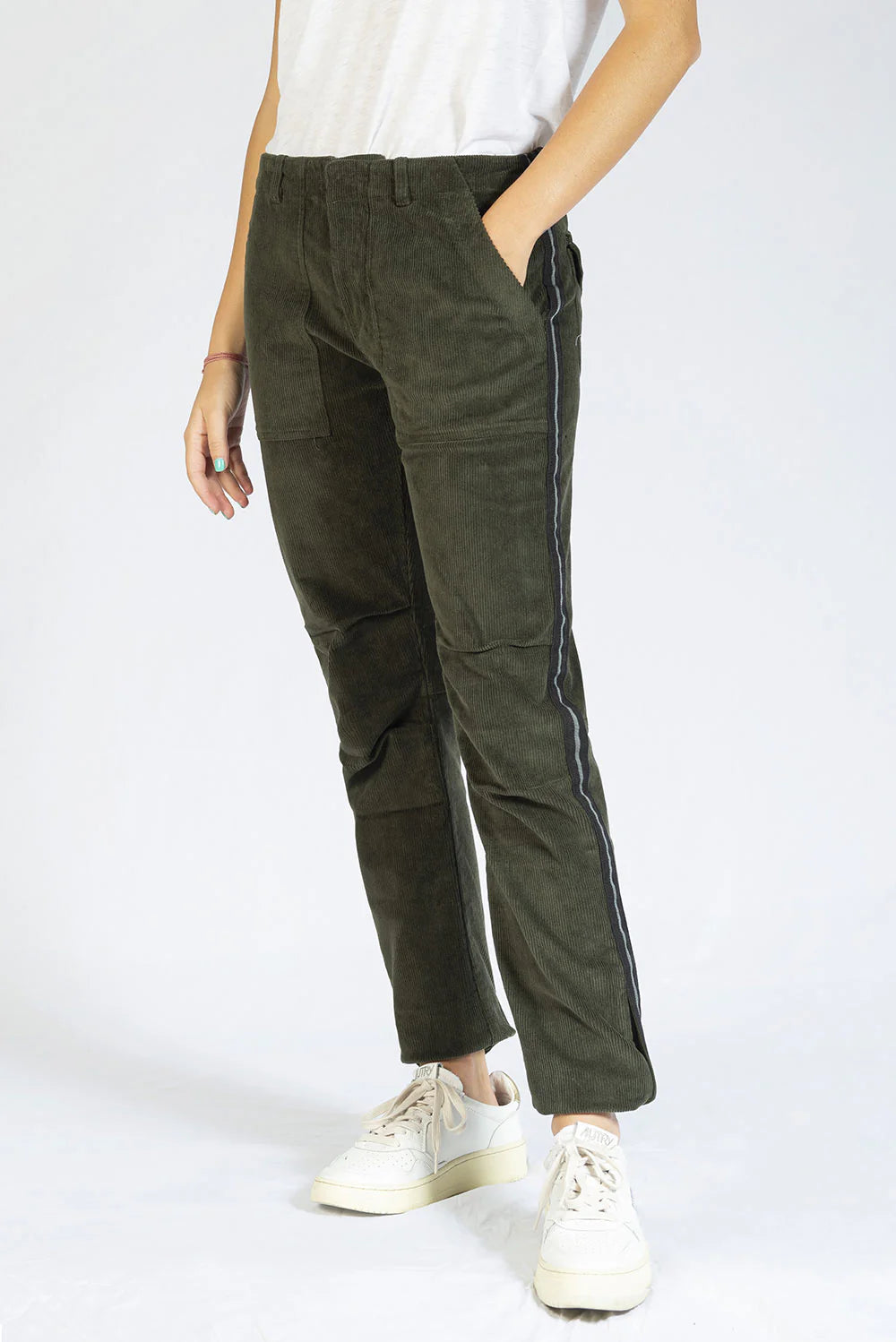 EMA CORDUROY MILITARY STRYPE PANTS
