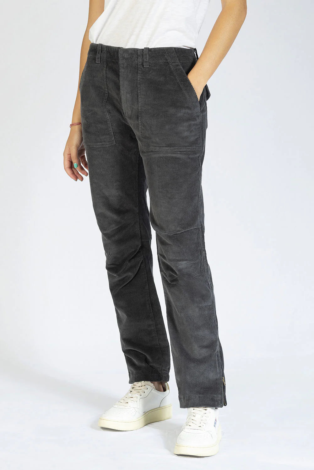EMA CORDUROY GRIS PANTS