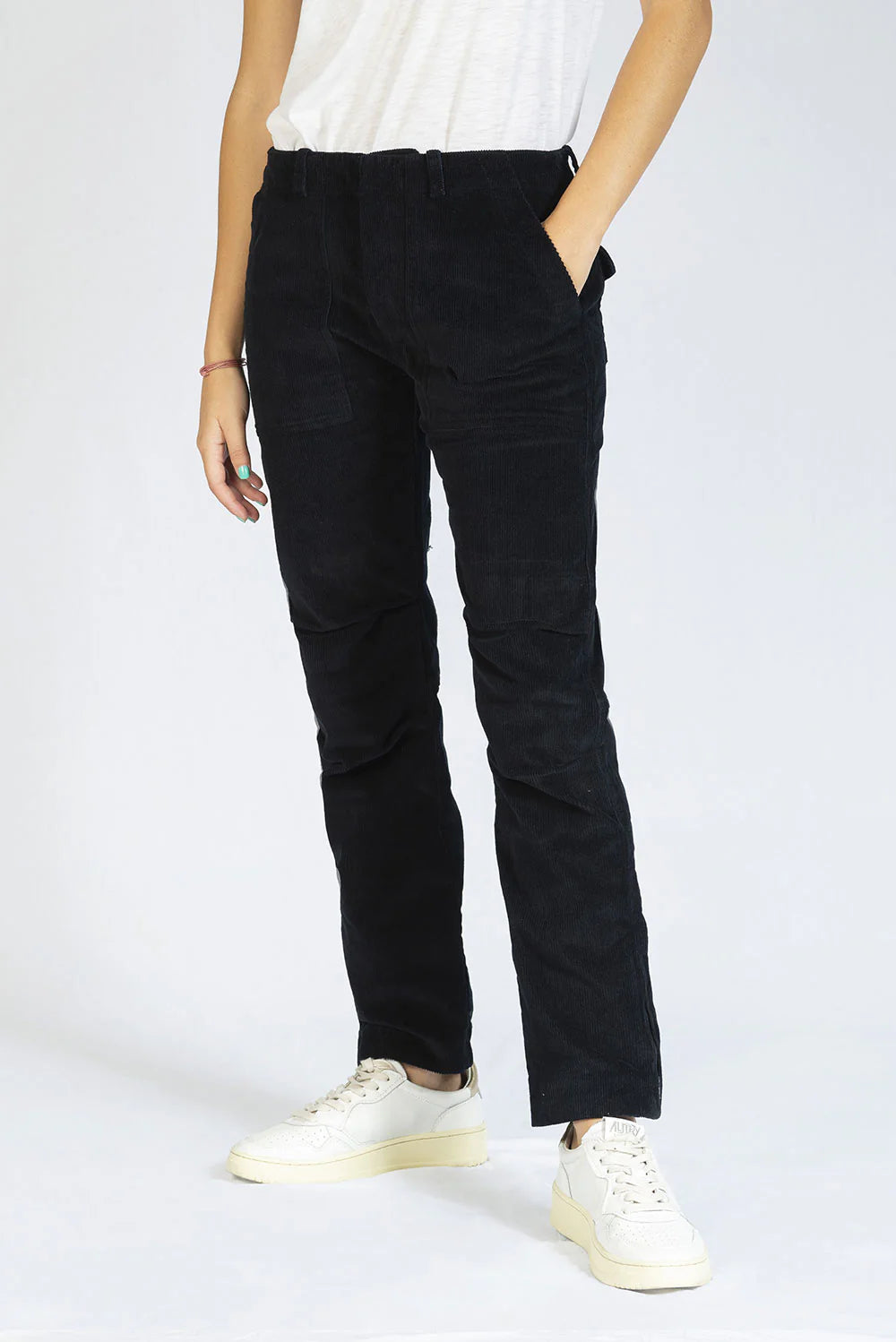 EMA CORDUROY AZUL MARINO PANTS