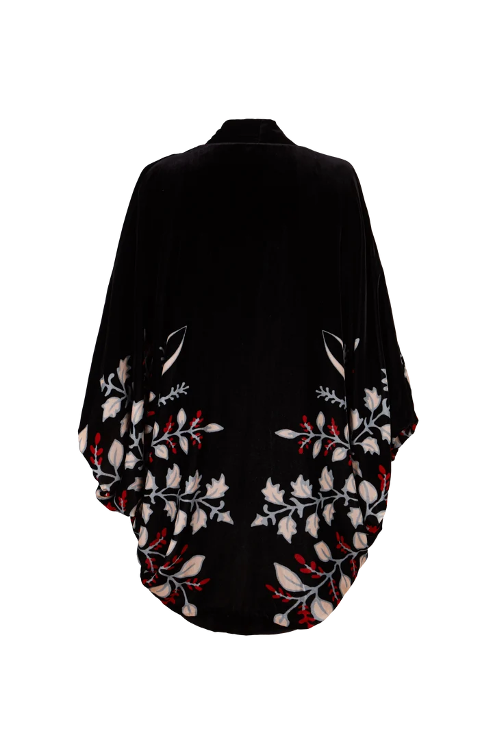 KIMONO NOCTURNO BLACK VELVET